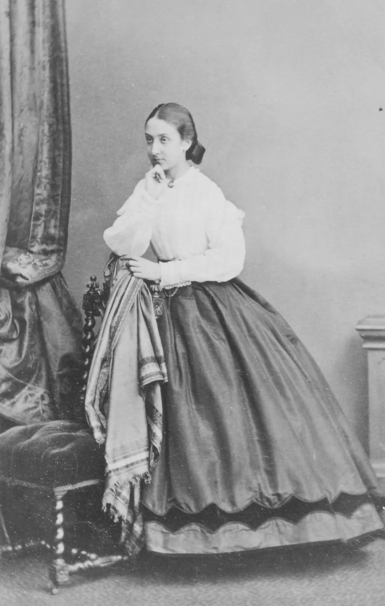 Porträt von Princess Maria Amelia of Orléans (1851–1870) – Gedenkseite