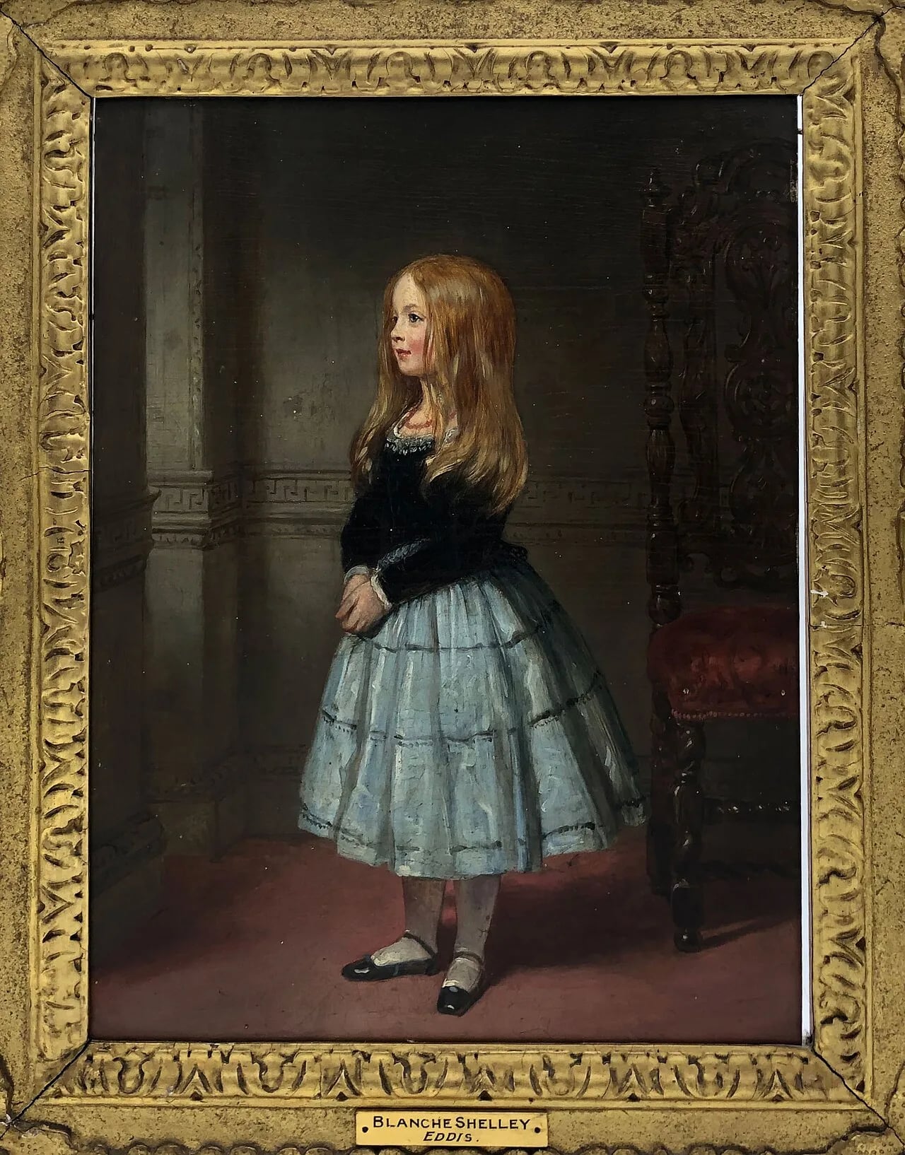 Portrait of Blanche Henrietta Johnes Shelley (1835–1898) – memorial page