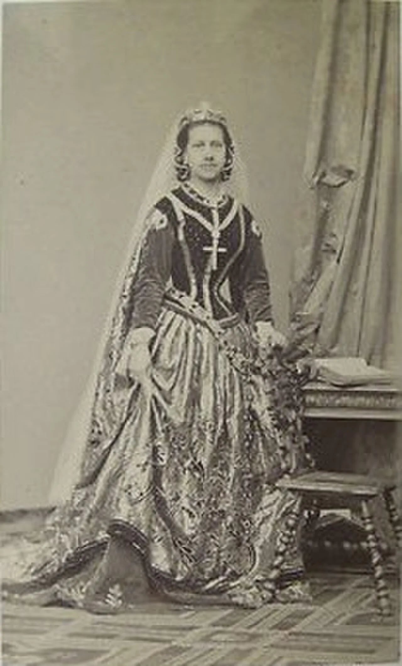 Porträt von Princess Amalie of Teck (1838–1893) – Gedenkseite