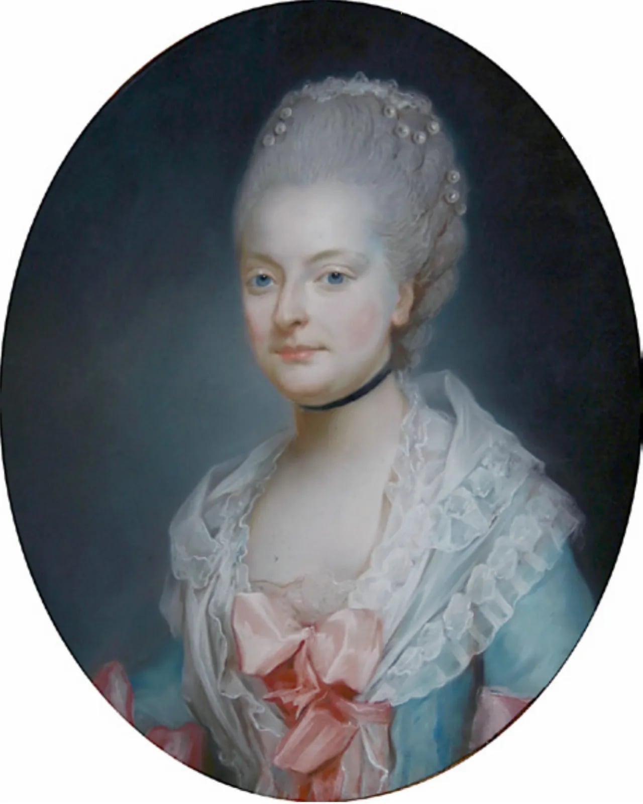 Porträt von Franziska Xaveria de Ligne (1739–1821) – Gedenkseite
