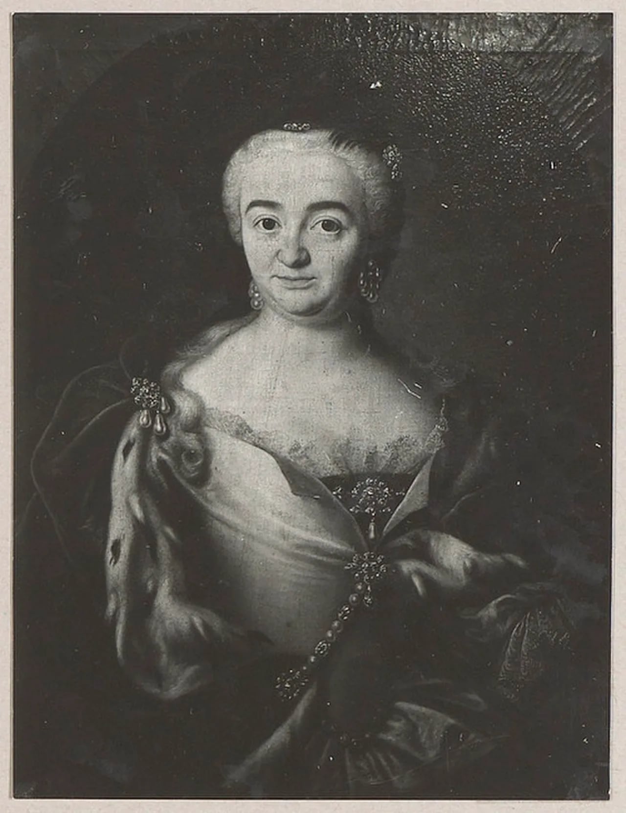 Porträt von Auguste Amalie von Nassau-Siegen (1712–1742) – Gedenkseite