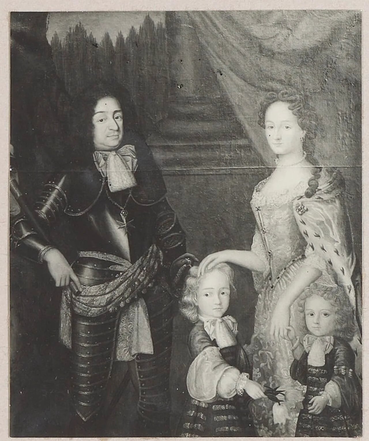 Porträt von Ernestine Charlotte von Nassau-Schaumburg (1662–1732) – Gedenkseite