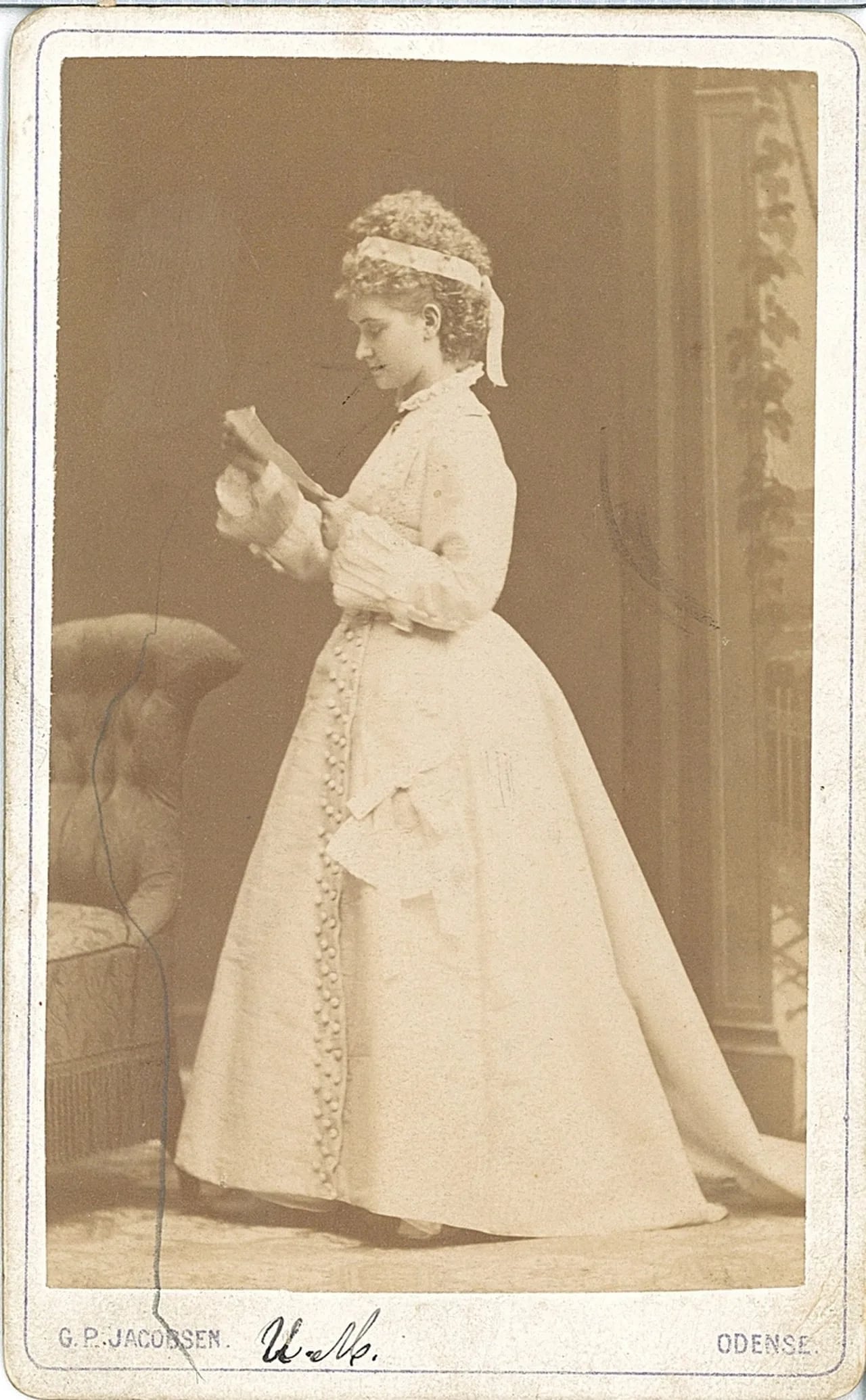 Portrait of Urania Marquard Olsen (1856–1932) – memorial page