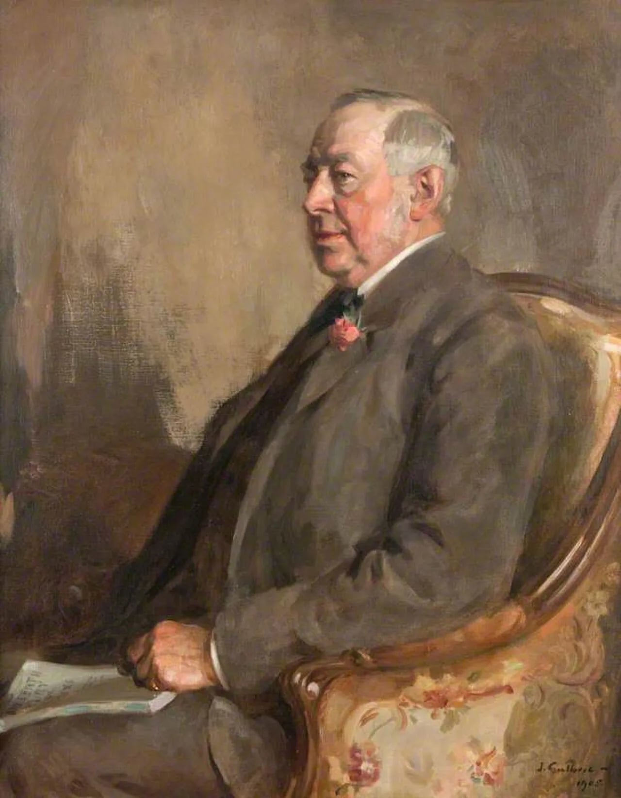Porträt von Sir James Coats, 1st Bt. (1834–1913) – Gedenkseite
