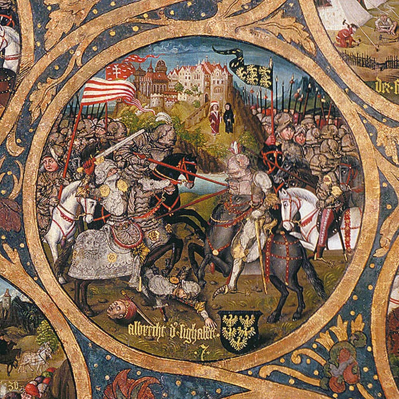 Porträt von Adalbert der Siegreiche (985–1055) – Gedenkseite