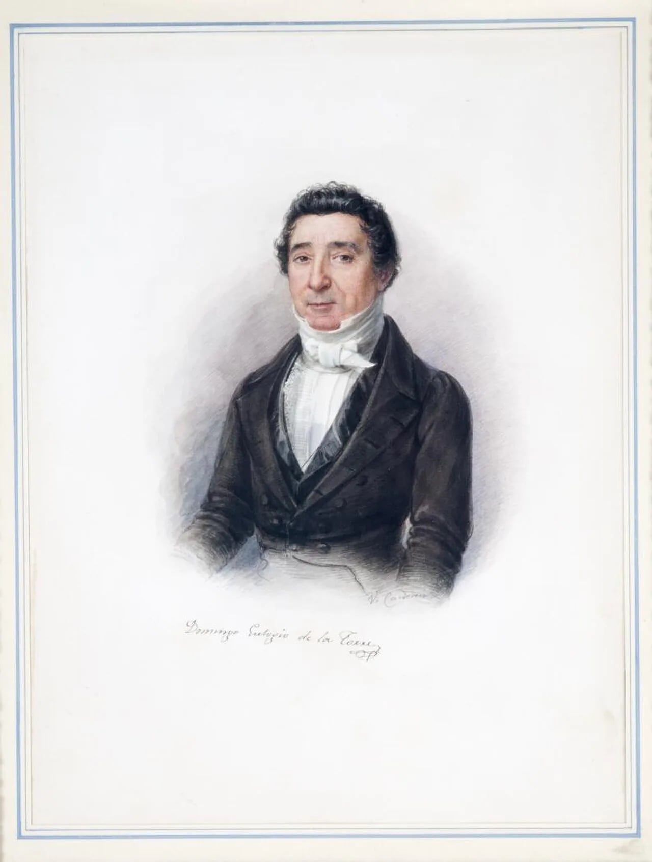 Portrait of Domingo Eulogio de la Torre (1781–1862) – memorial page
