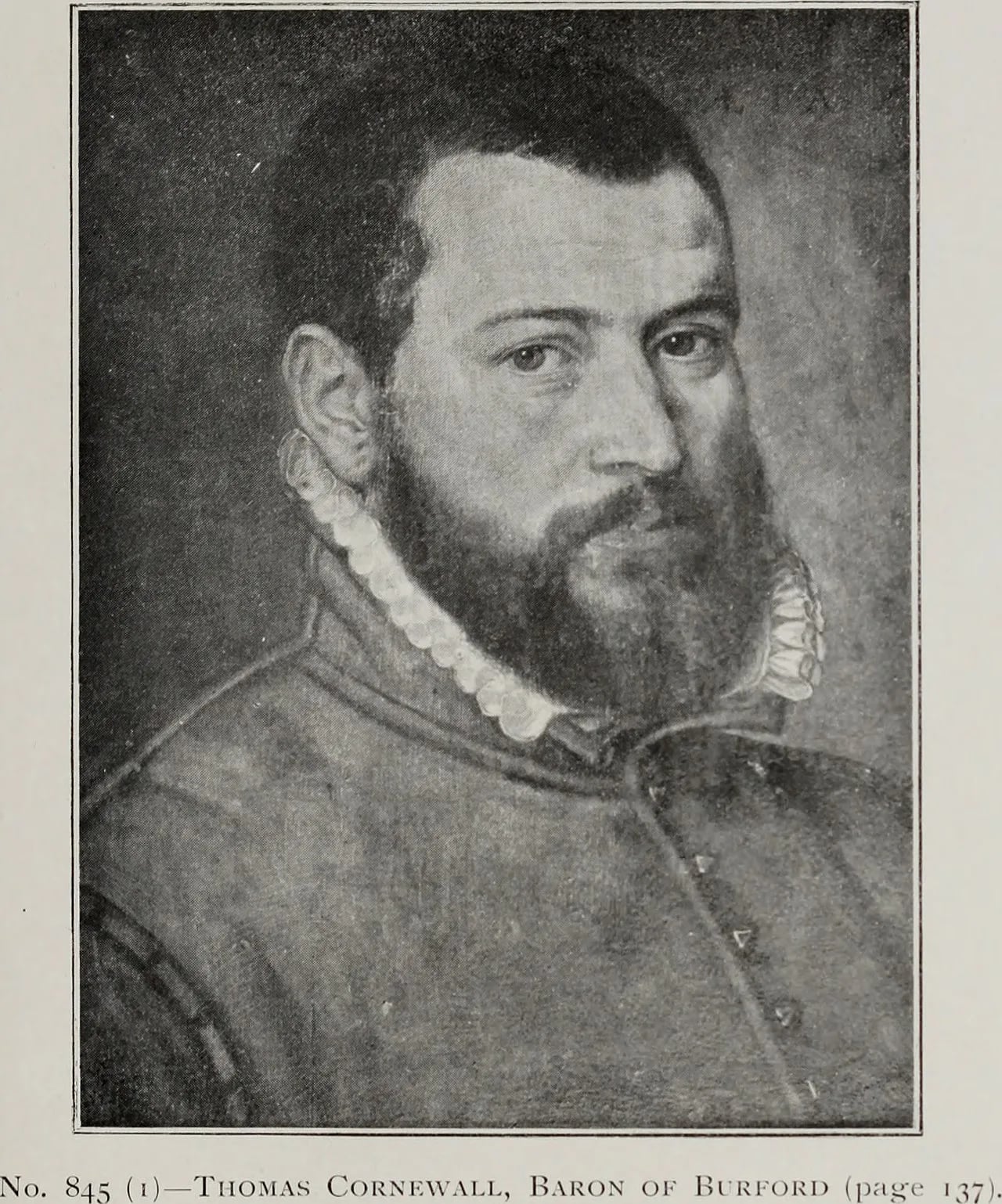 Portrait of Thomas Cornwall (1538–1615) – memorial page