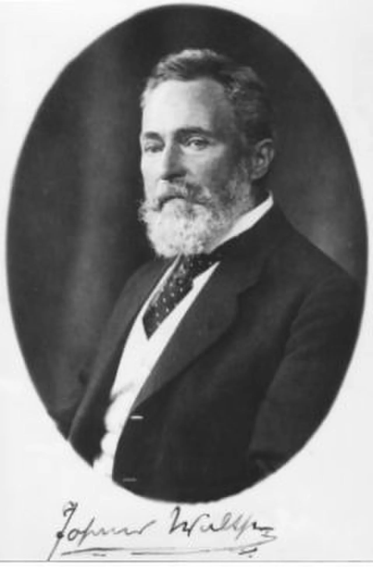 Porträt von Johannes Walther (1860–1937) – Gedenkseite