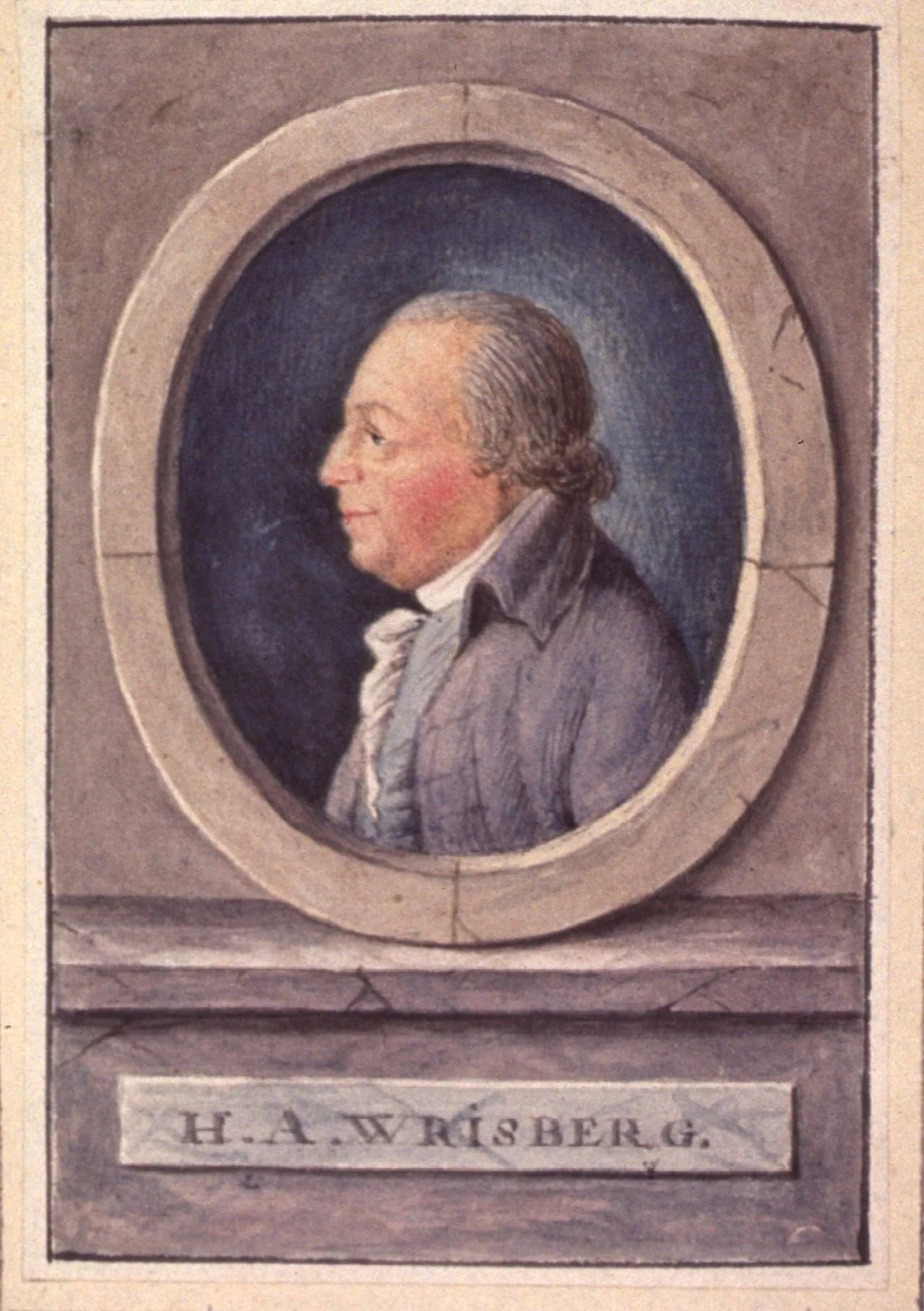 Porträt von Heinrich August Wrisberg (1739–1808) – Gedenkseite
