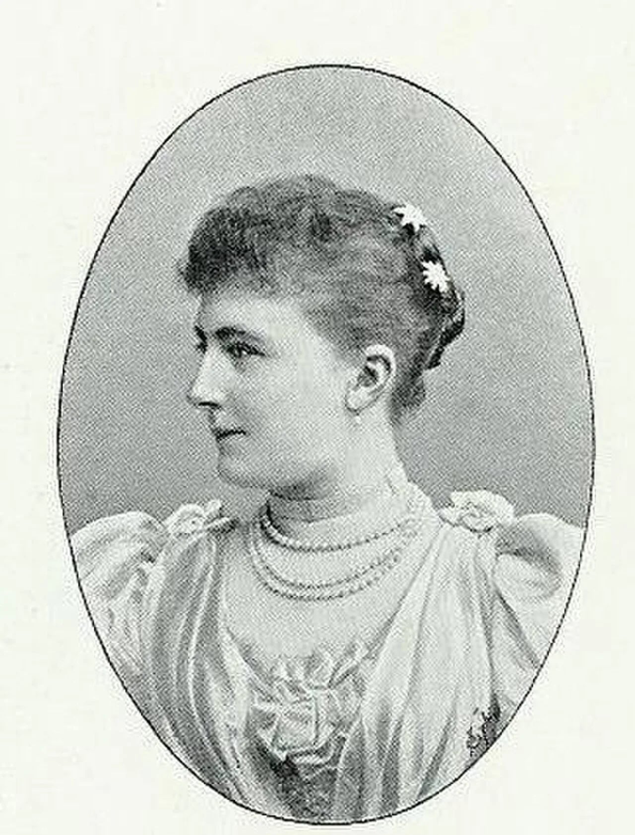 Porträt von Alexandra Therese Mariе von Anhalt (1868–1958) – Gedenkseite