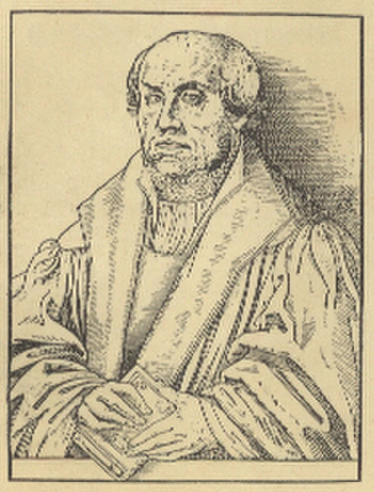Porträt von Friedrich Myconius (1490–1546) – Gedenkseite