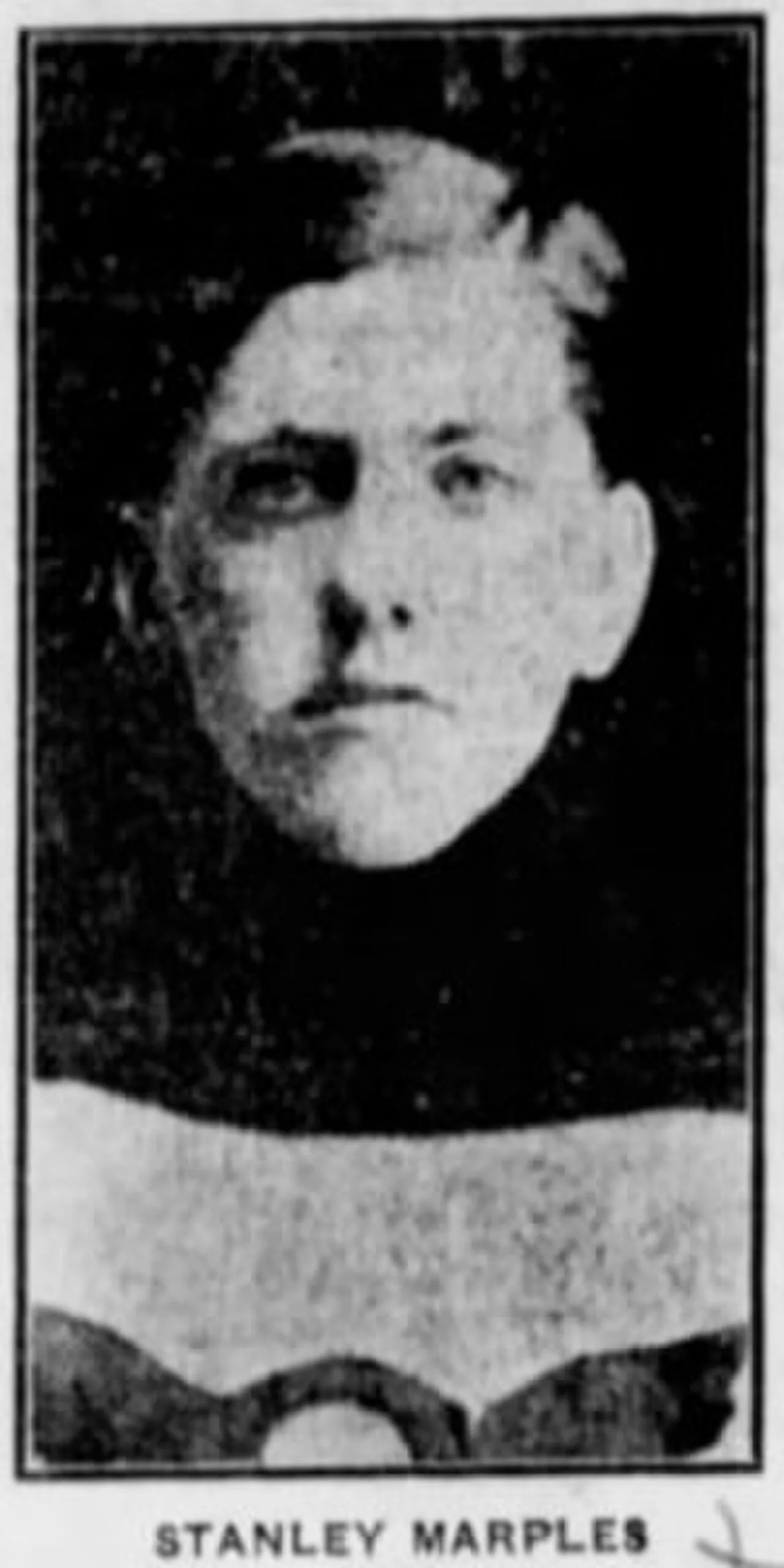 Portrait of Stan Marples (1891–1928) – memorial page