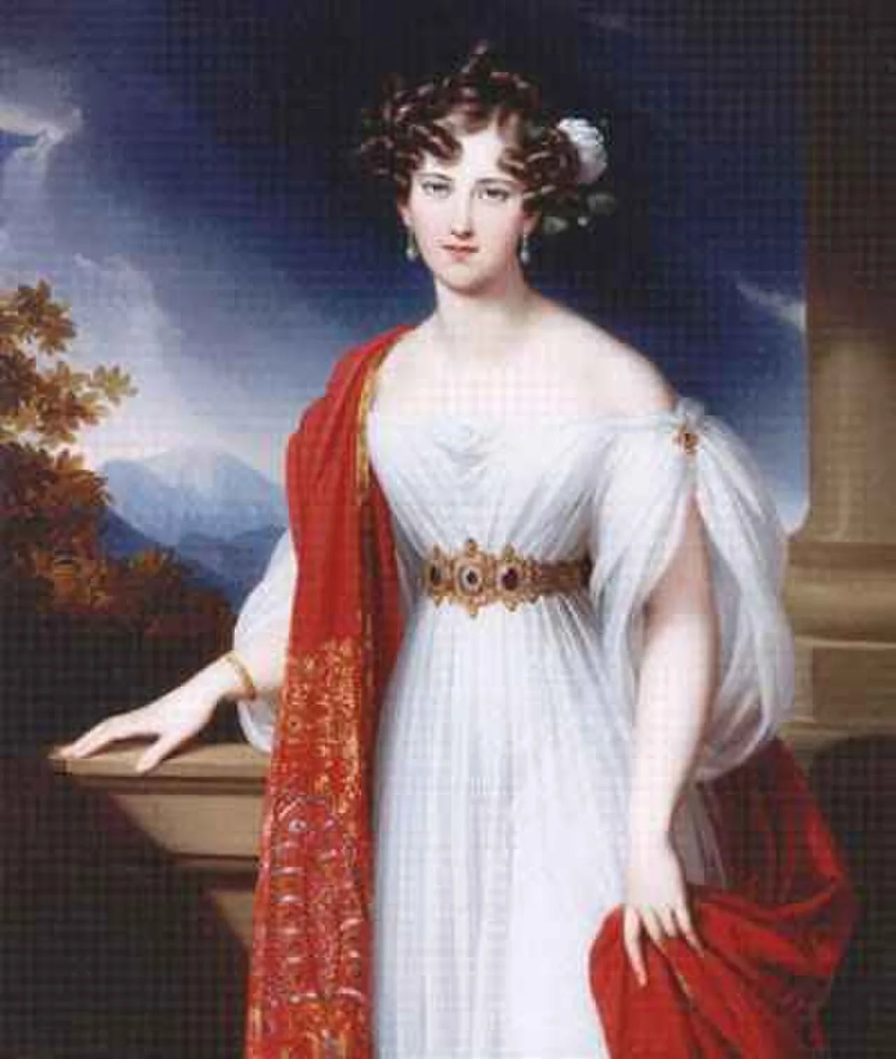 Porträt von Maria Antonia von Leykam (1806–1829) – Gedenkseite
