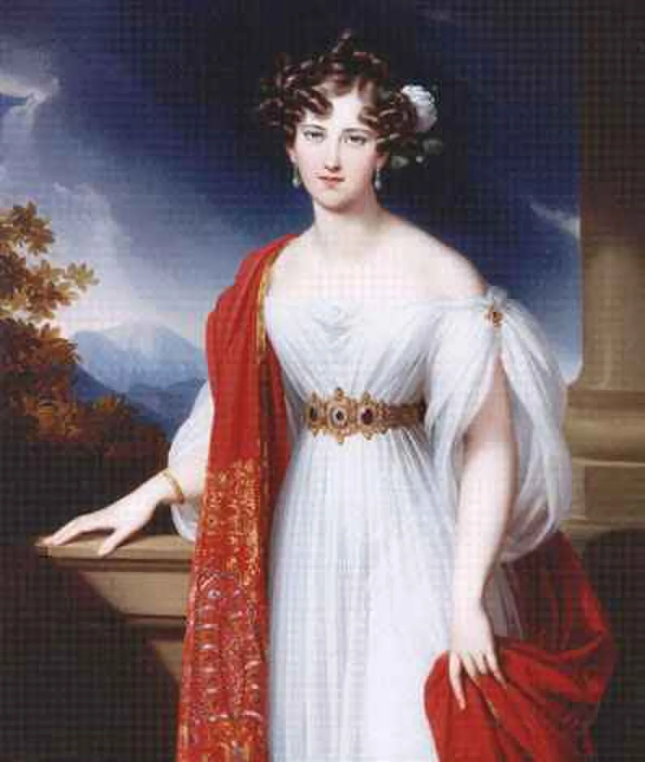 Porträt von Maria Antonia von Leykam (1806–1829) – Gedenkseite