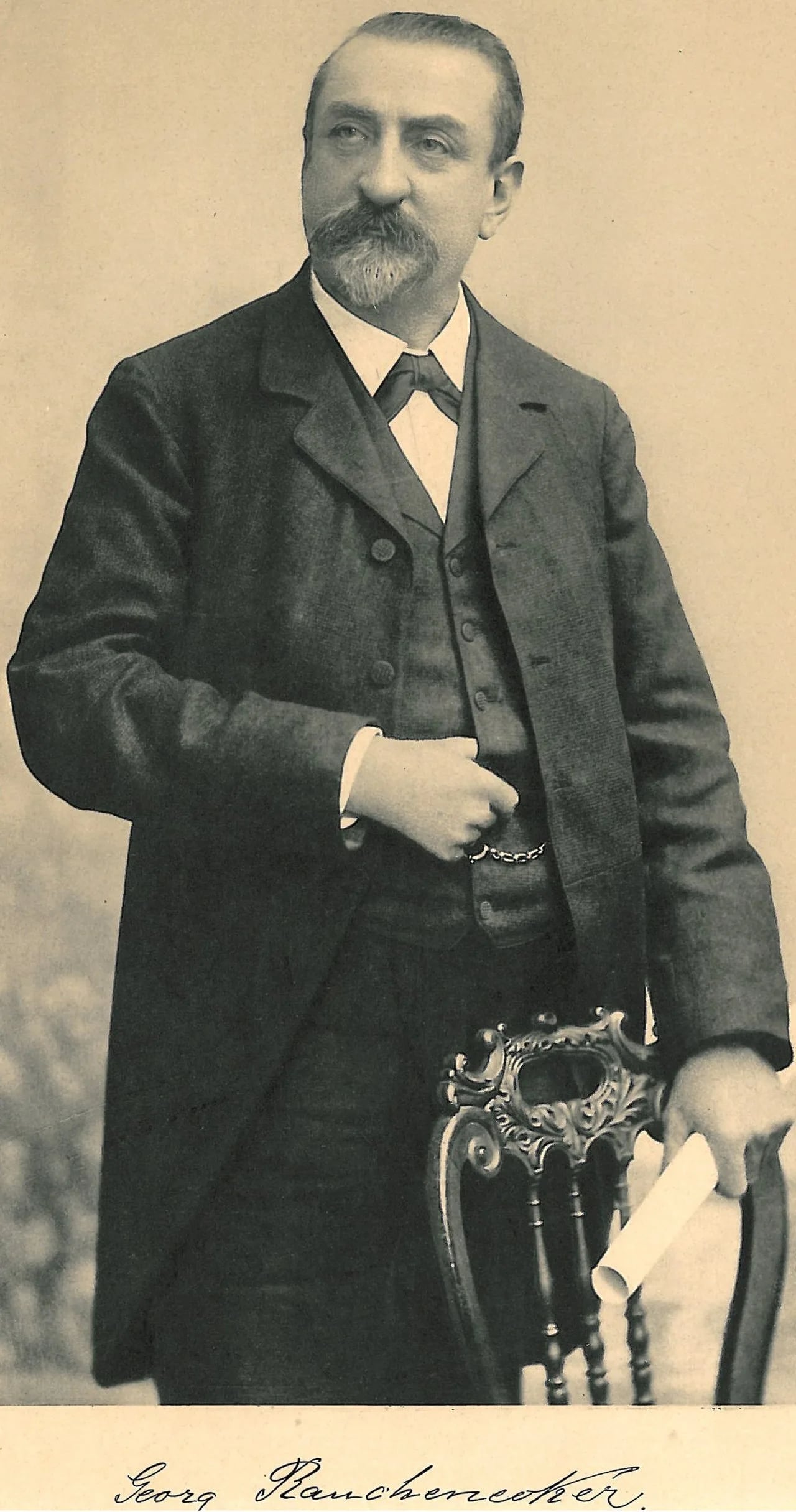 Porträt von Georg Wilhelm Rauchenecker (1844–1906) – Gedenkseite