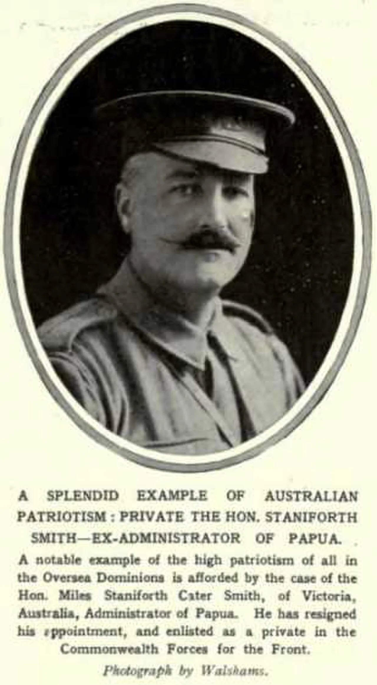Porträt von Staniforth Smith (1869–1934) – Gedenkseite