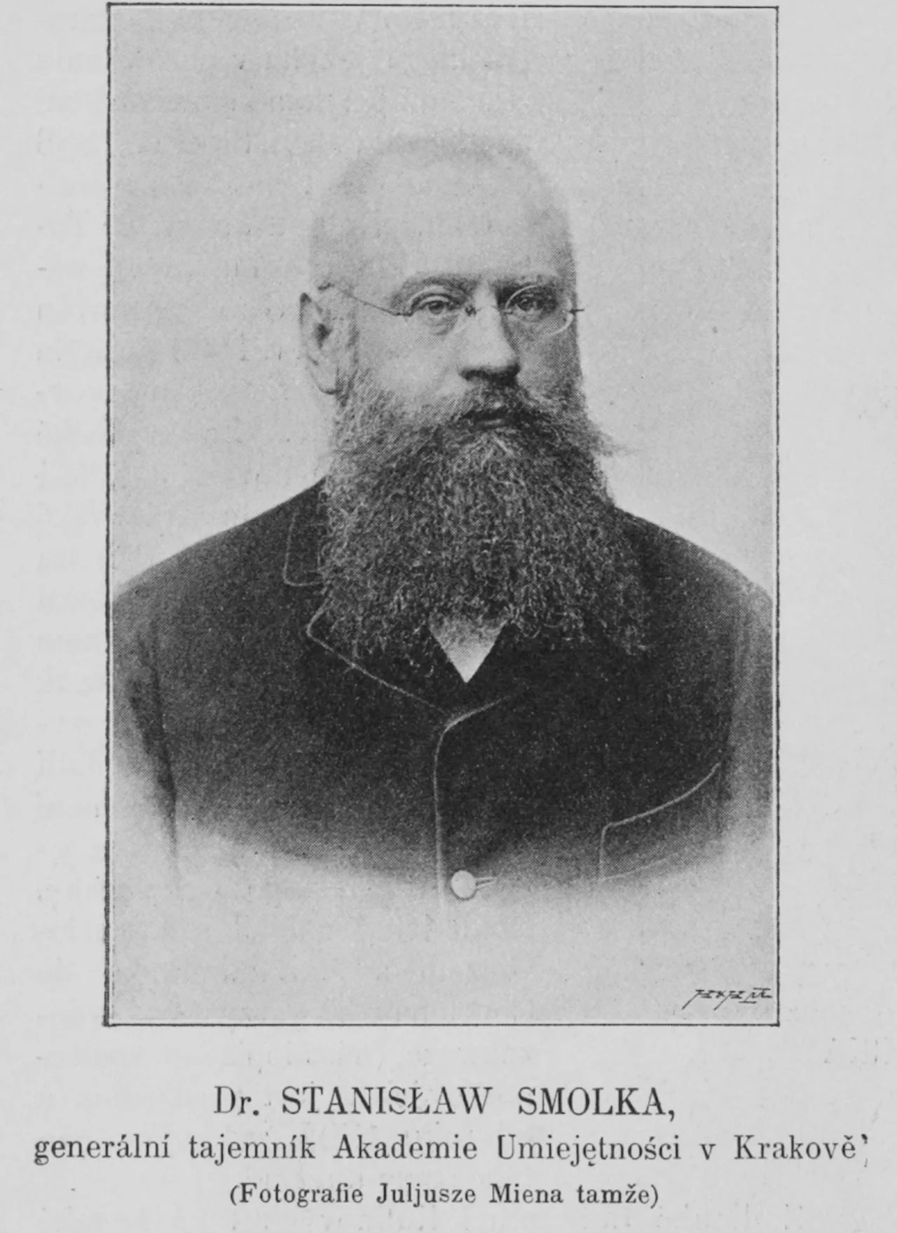Portrait of Stanisław Smolka (1854–1924) – memorial page