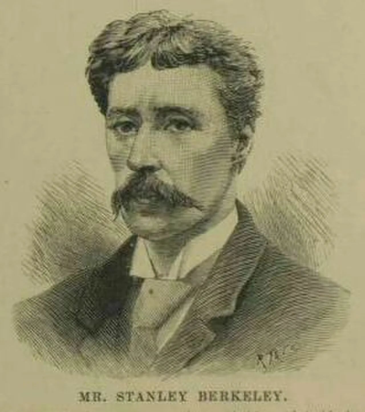 Portrait of Stanley Berkeley (1855–1909) – memorial page