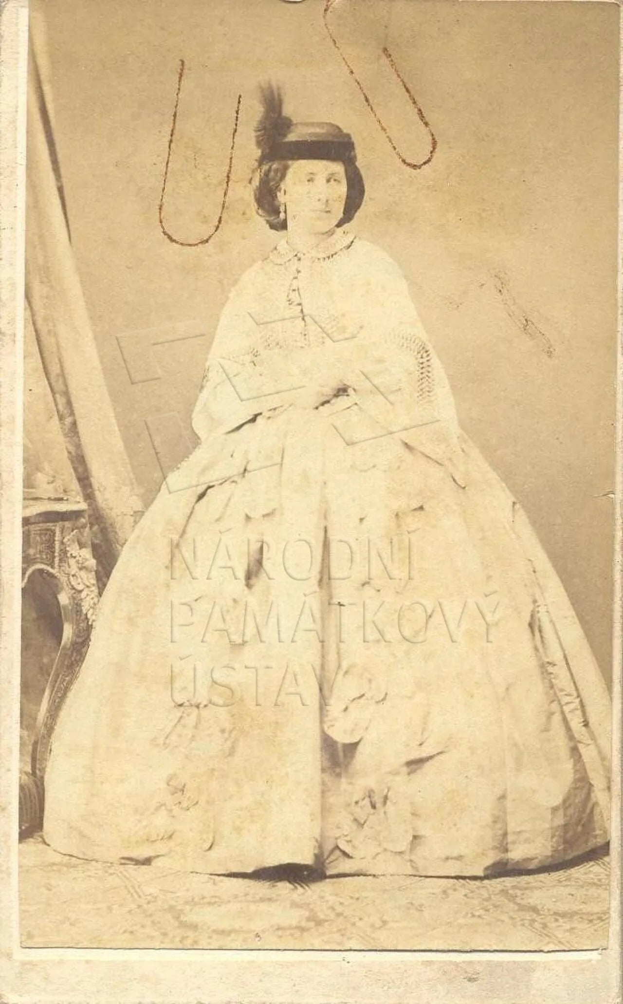 Porträt von Helene Gräfin von Auersperg (1836–1897) – Gedenkseite