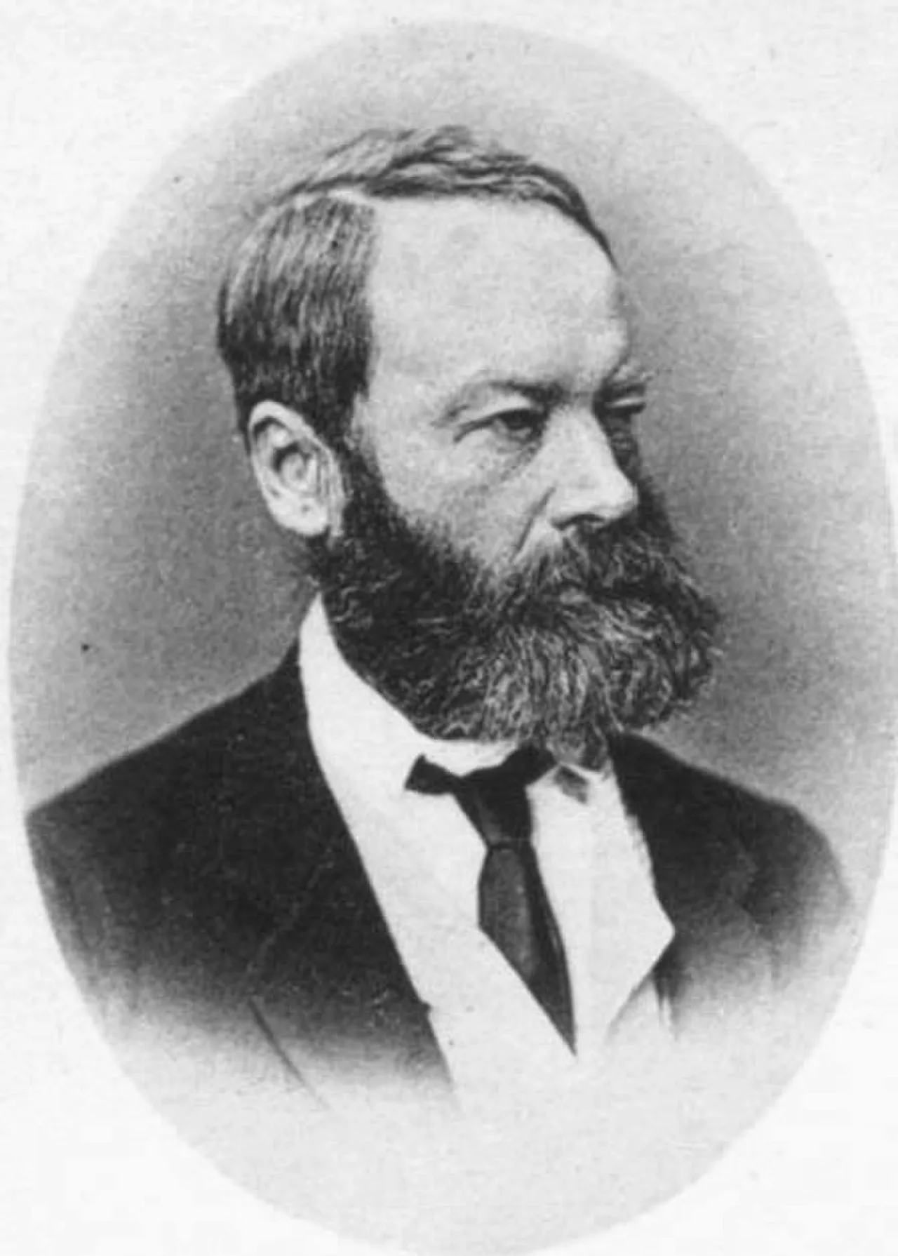 Portrait of August Becher (1816–1890) – memorial page