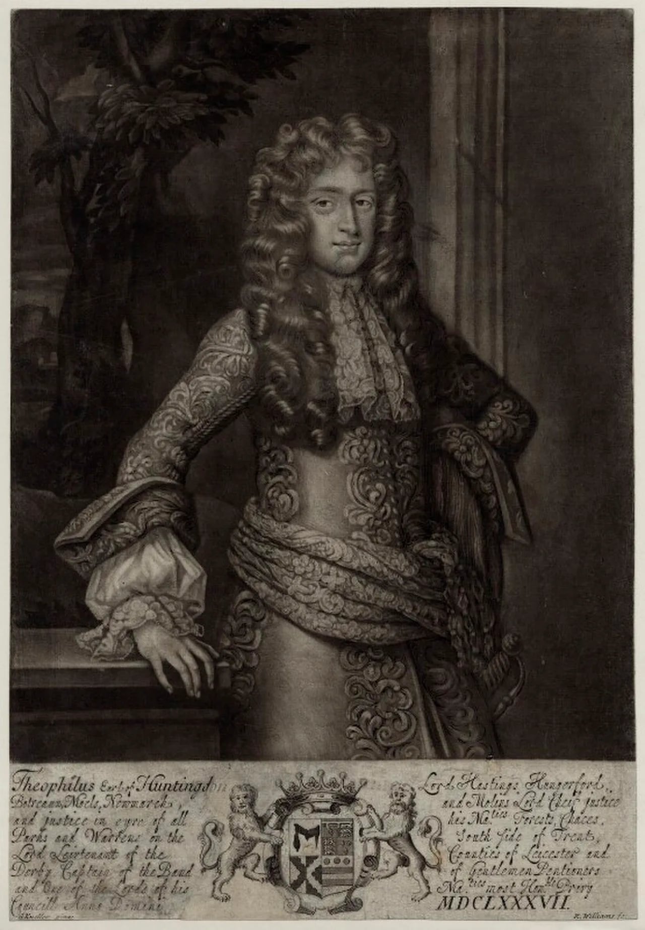 Portrait of Theophilus Hastings, 7th Earl of Huntingdon (1650–1701) – memorial page