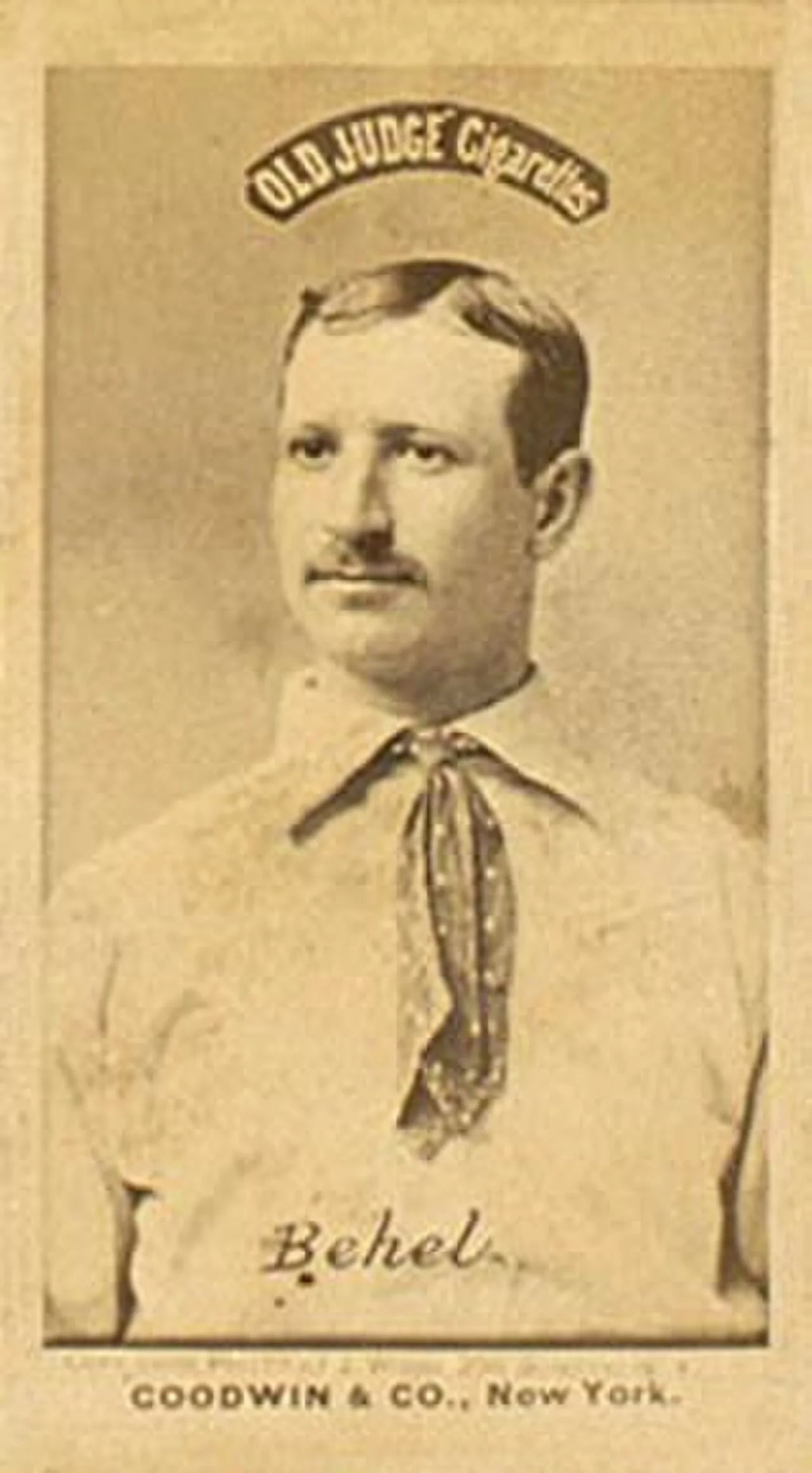 Porträt von Steve Behel (1860–1945) – Gedenkseite