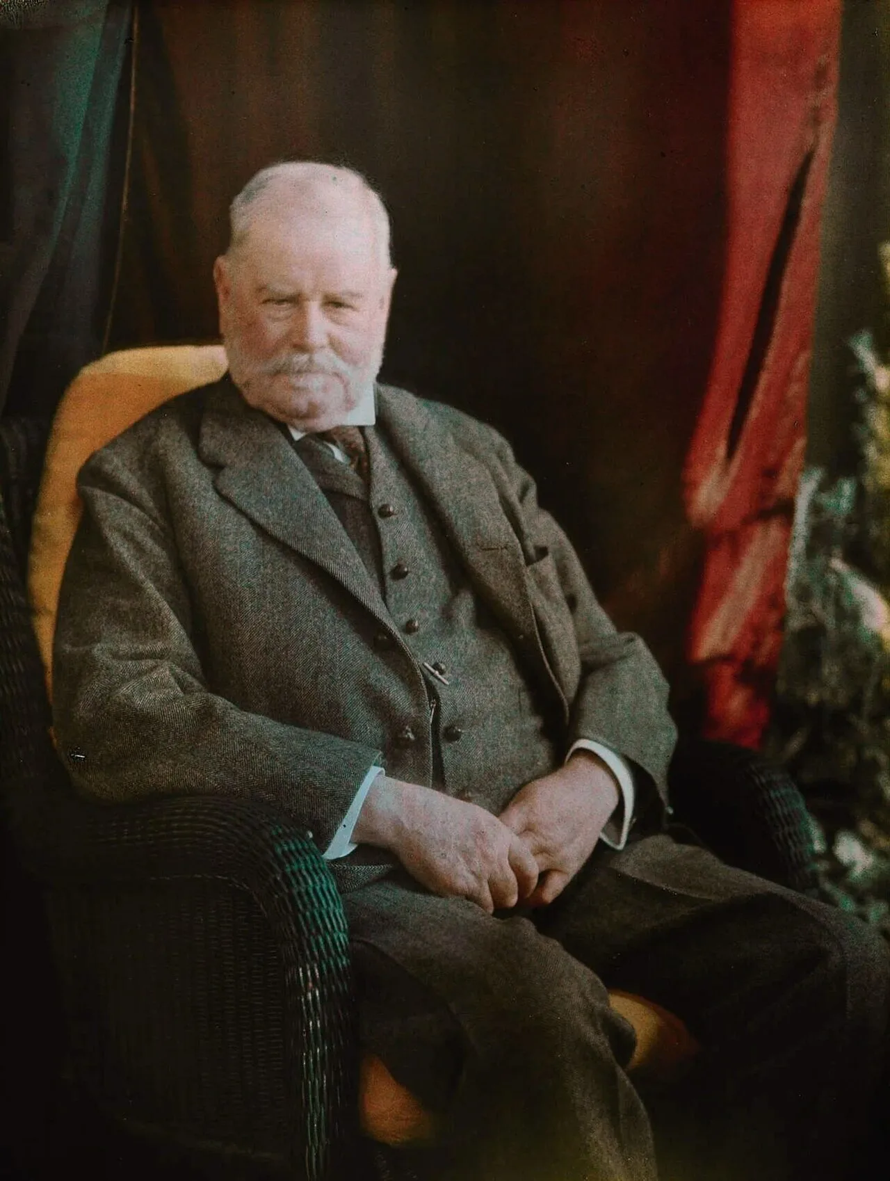 Porträt von Thomas Coke, 3rd Earl of Leicester (1848–1941) – Gedenkseite