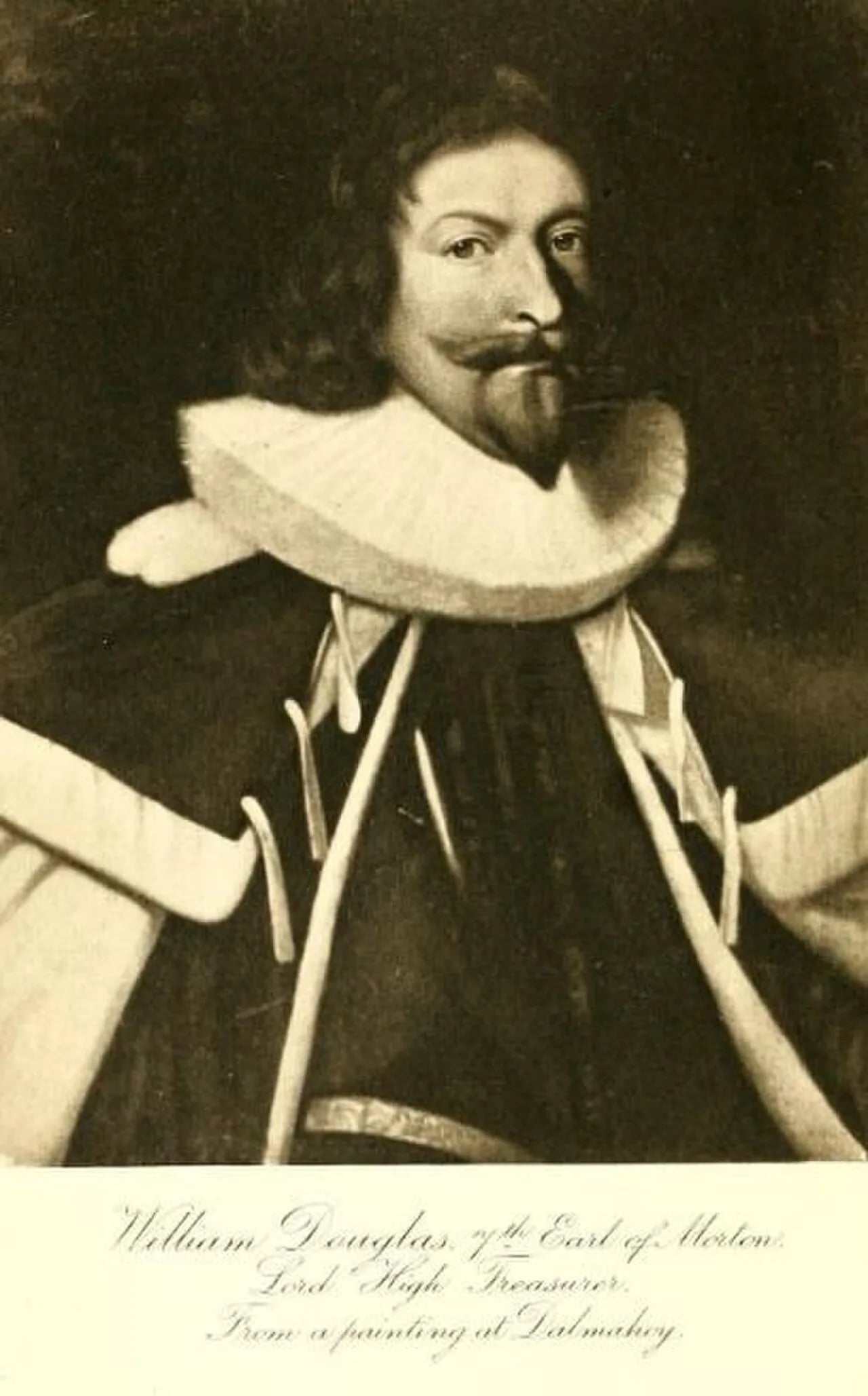 Porträt von William Douglas, 7. Earl of Morton (1582–1648) – Gedenkseite