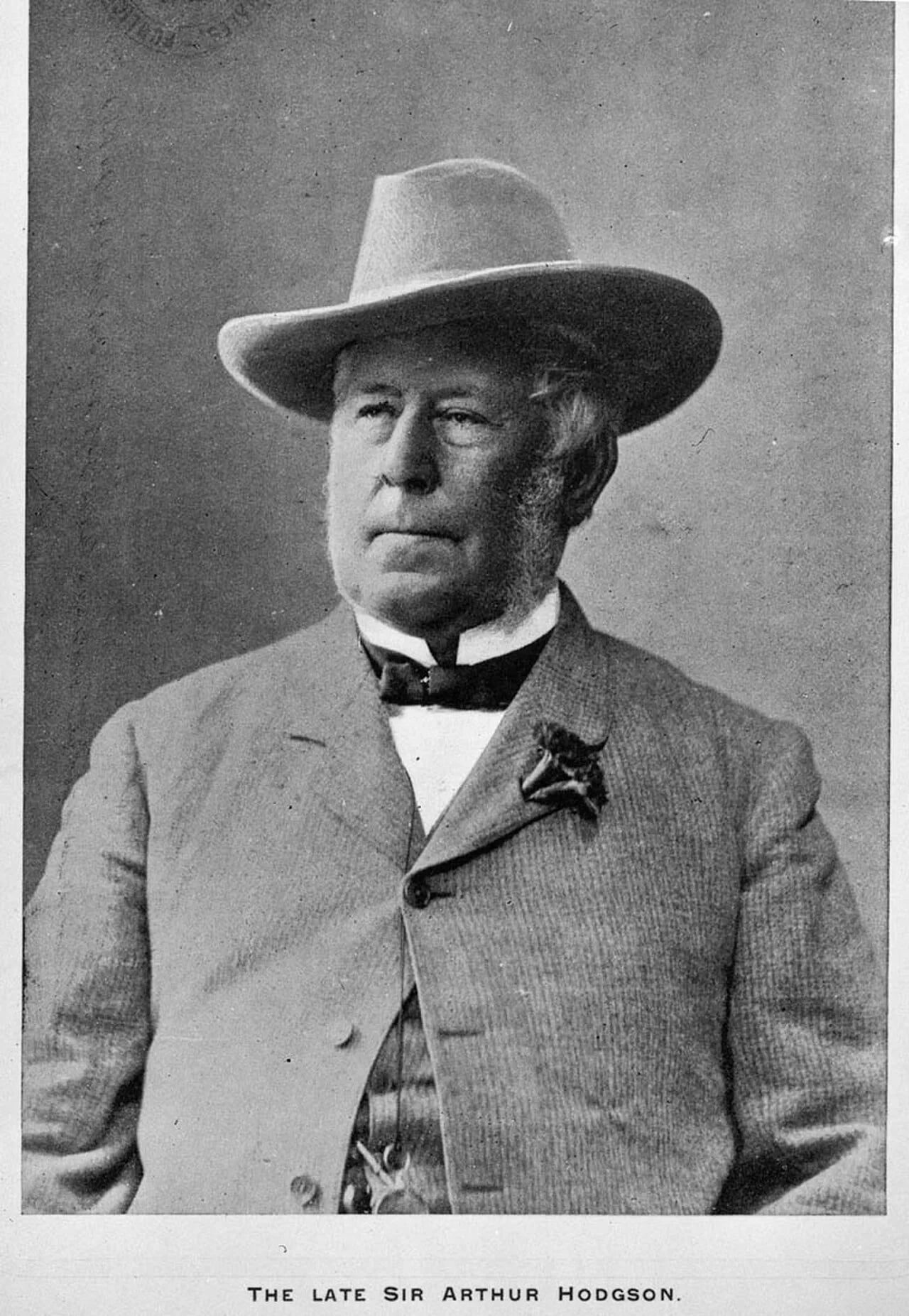 Portrait of Arthur Hodgson (1818–1902) – memorial page