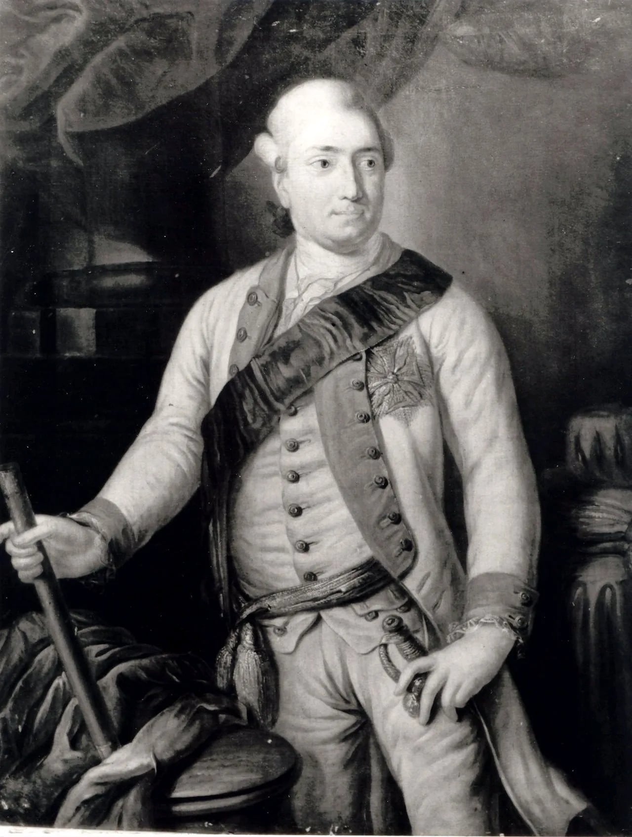 Porträt von August Kazimierz Sułkowski (1729–1786) – Gedenkseite