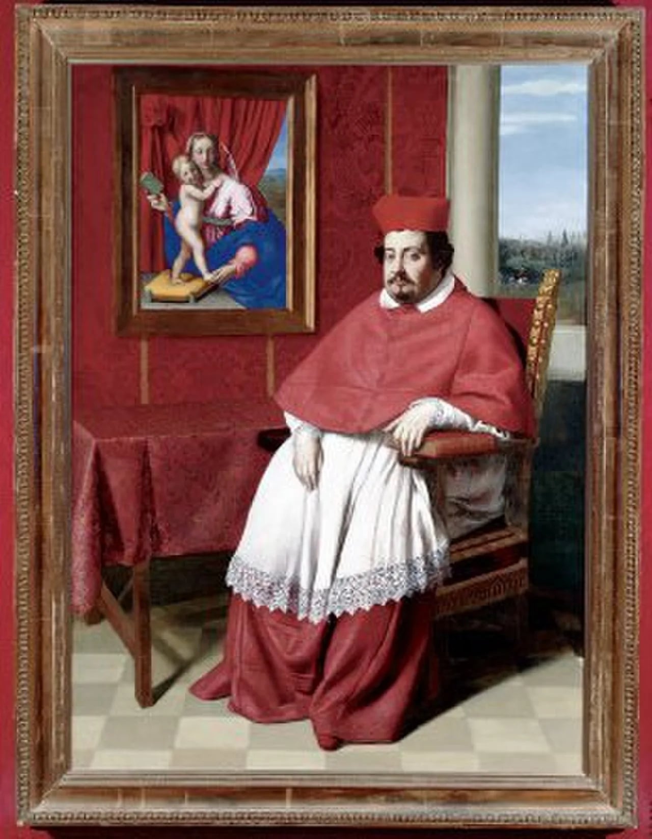 Porträt von Francesco Angelo Rapaccioli (1608–1657) – Gedenkseite
