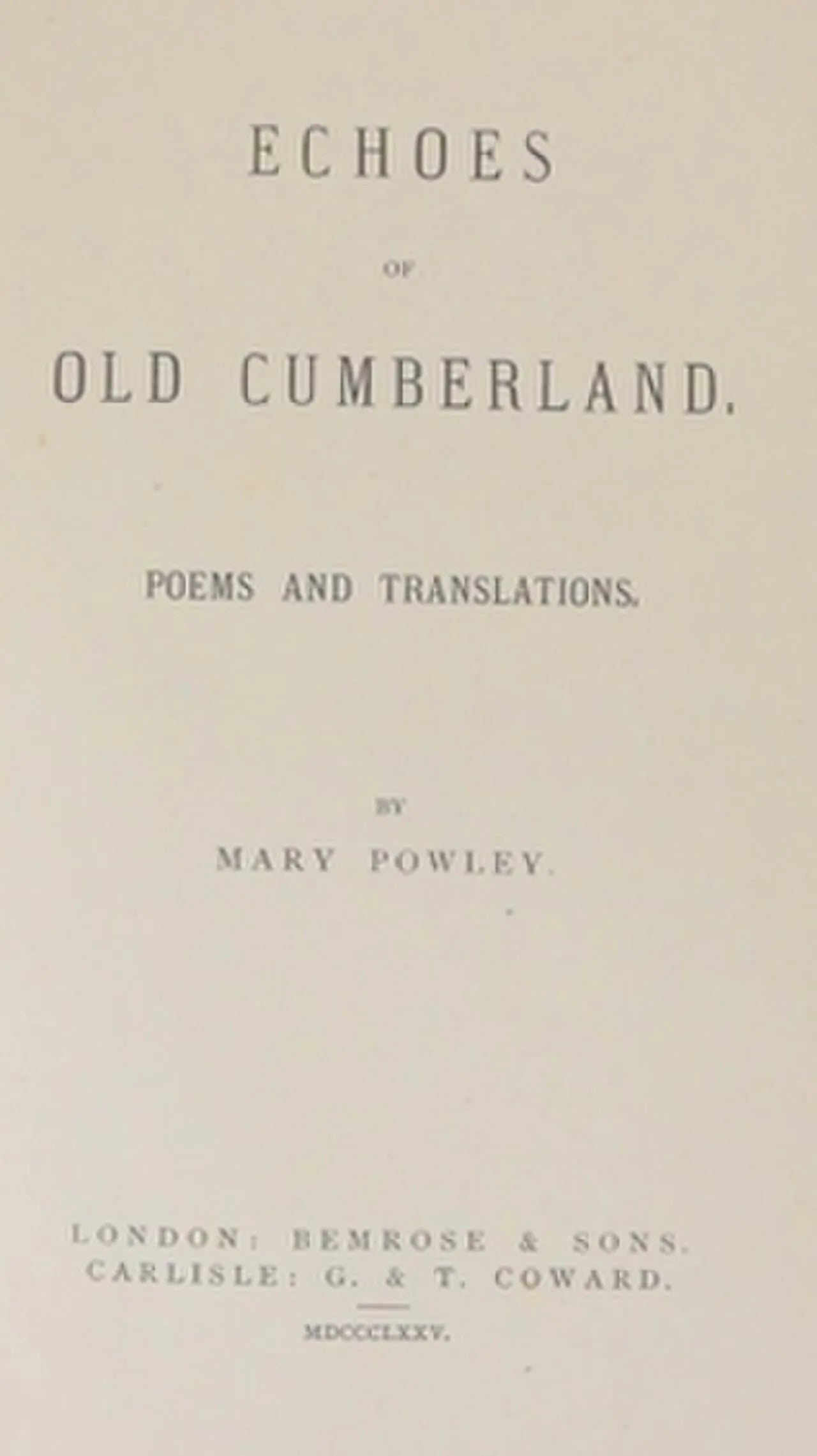 Portrait of Mary Powley (1811–1882) – memorial page