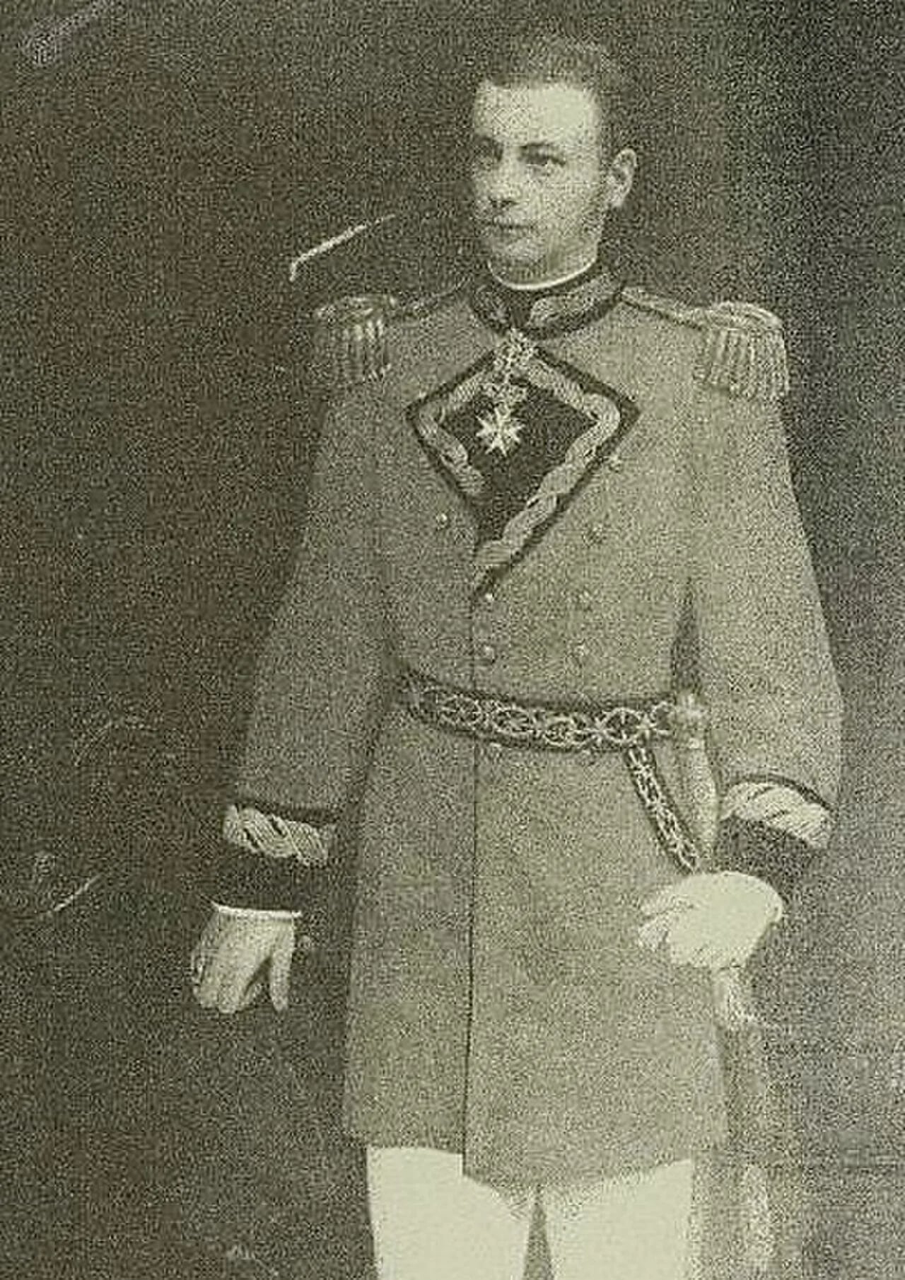 Porträt von Vincenz Georg Wilhelm Graf von Thurn und Valsassina-Como-Vercelli (1866–1928) – Gedenkseite