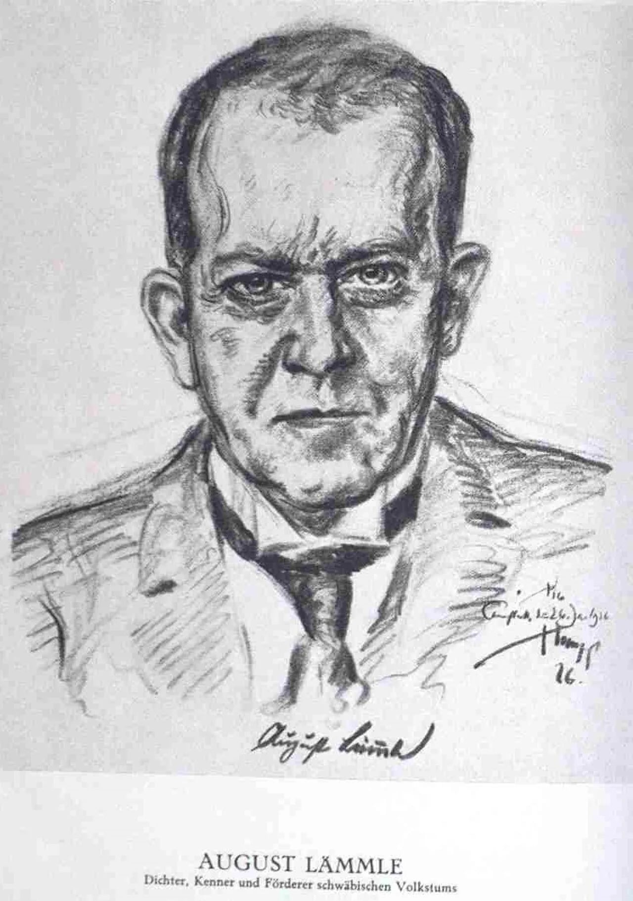 Porträt von August Lämmle (1876–1962) – Gedenkseite