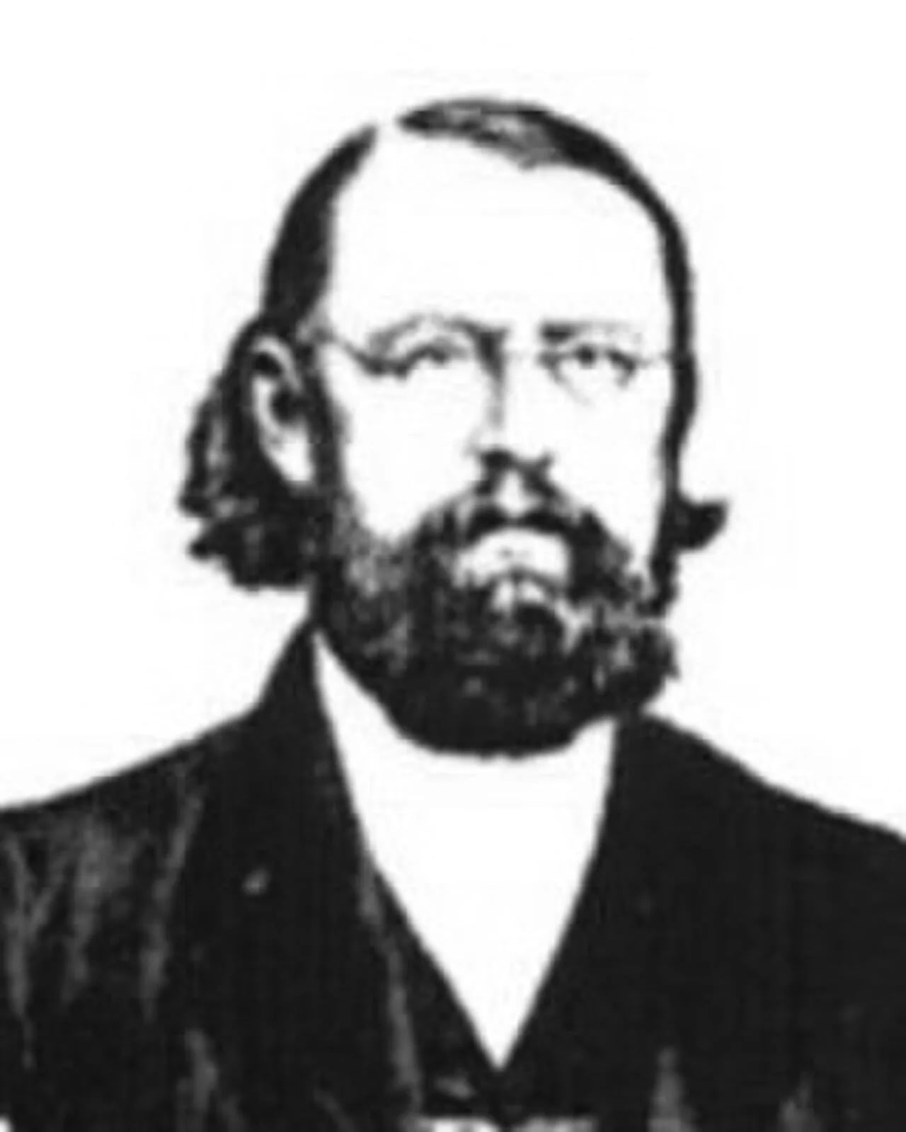 Porträt von August Peters (1817–1864) – Gedenkseite