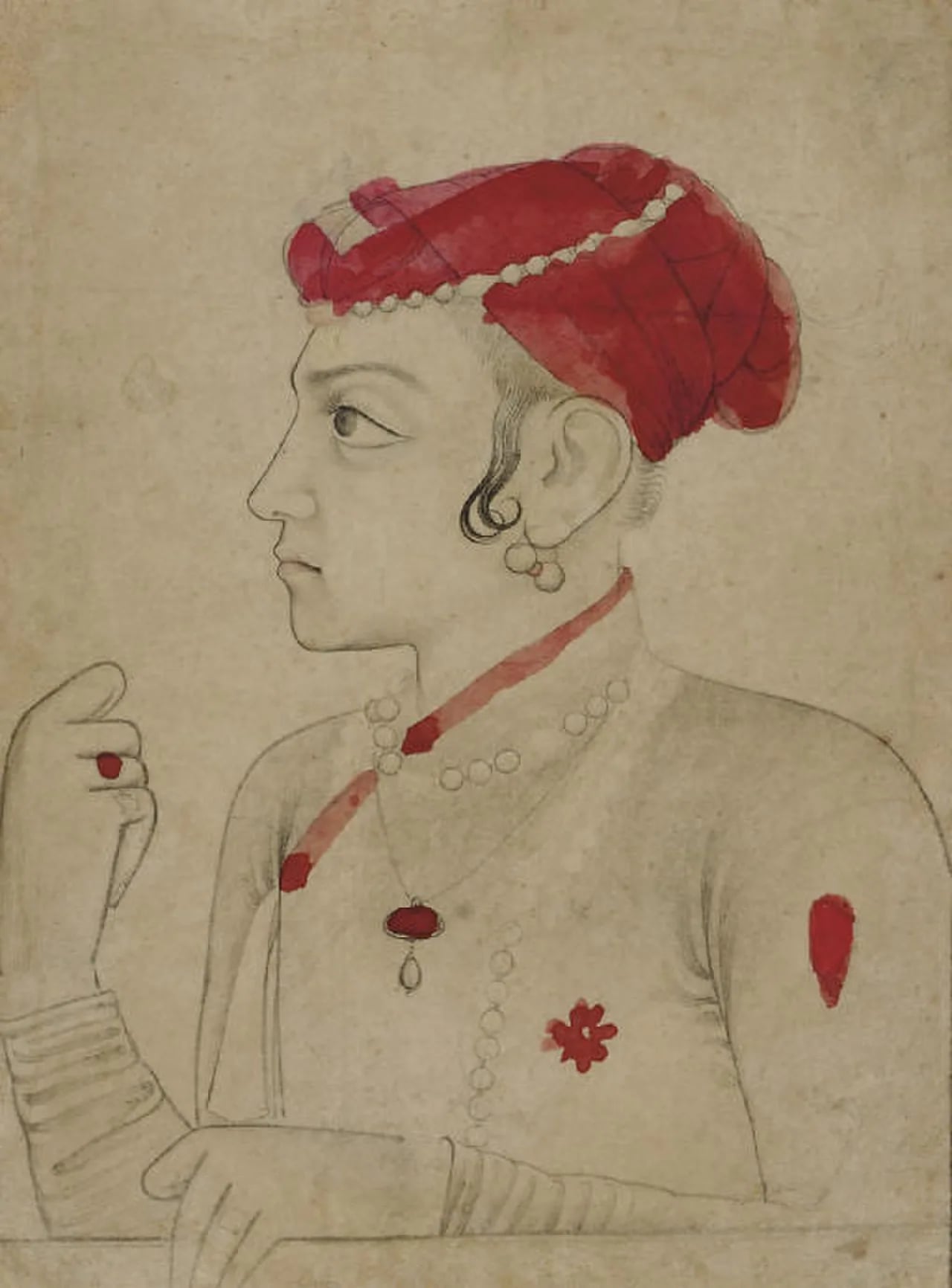 Porträt von Sulaiman Shikoh (1635–1662) – Gedenkseite