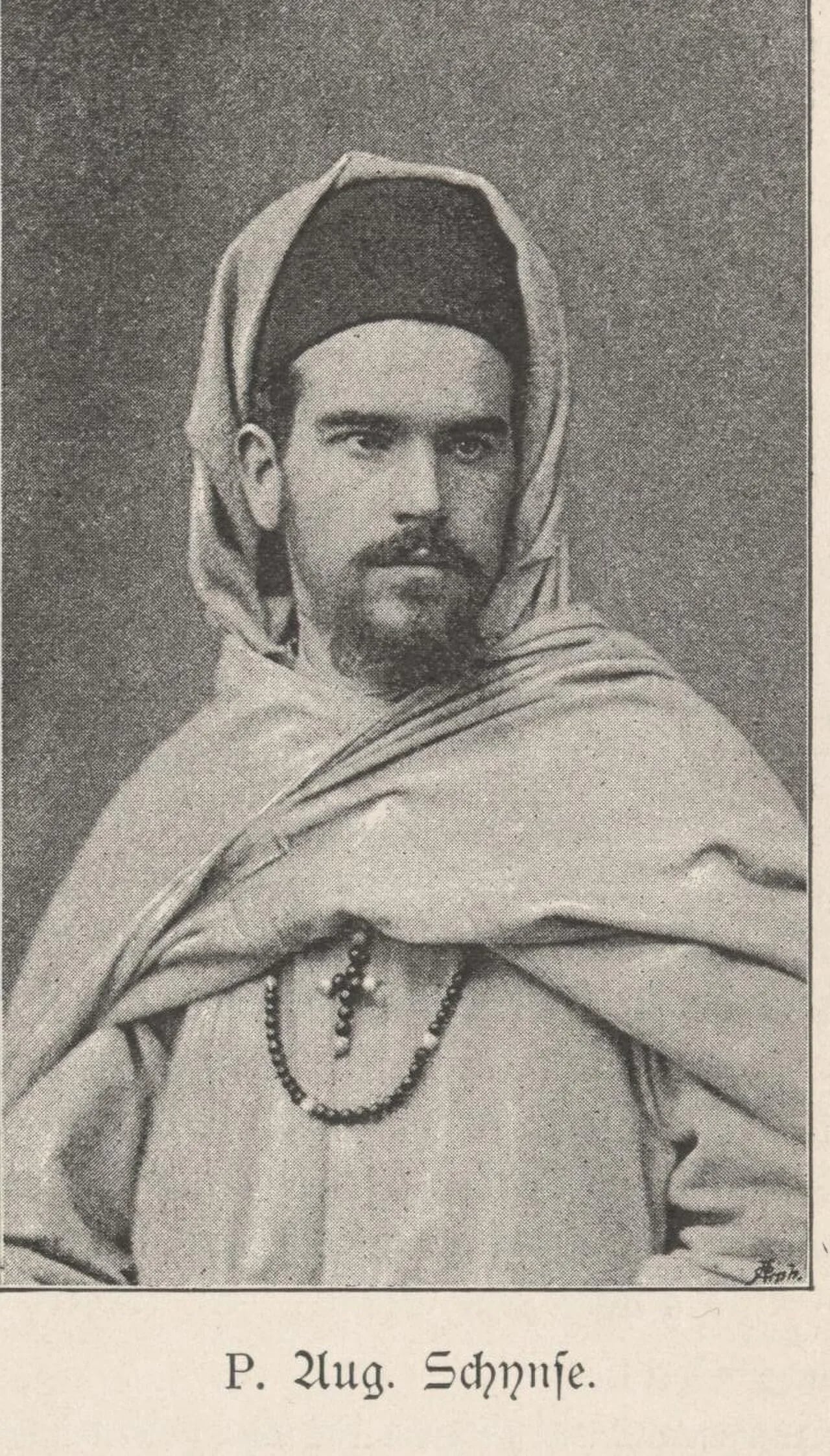 Porträt von August Wilhelm Schynse (1857–1891) – Gedenkseite