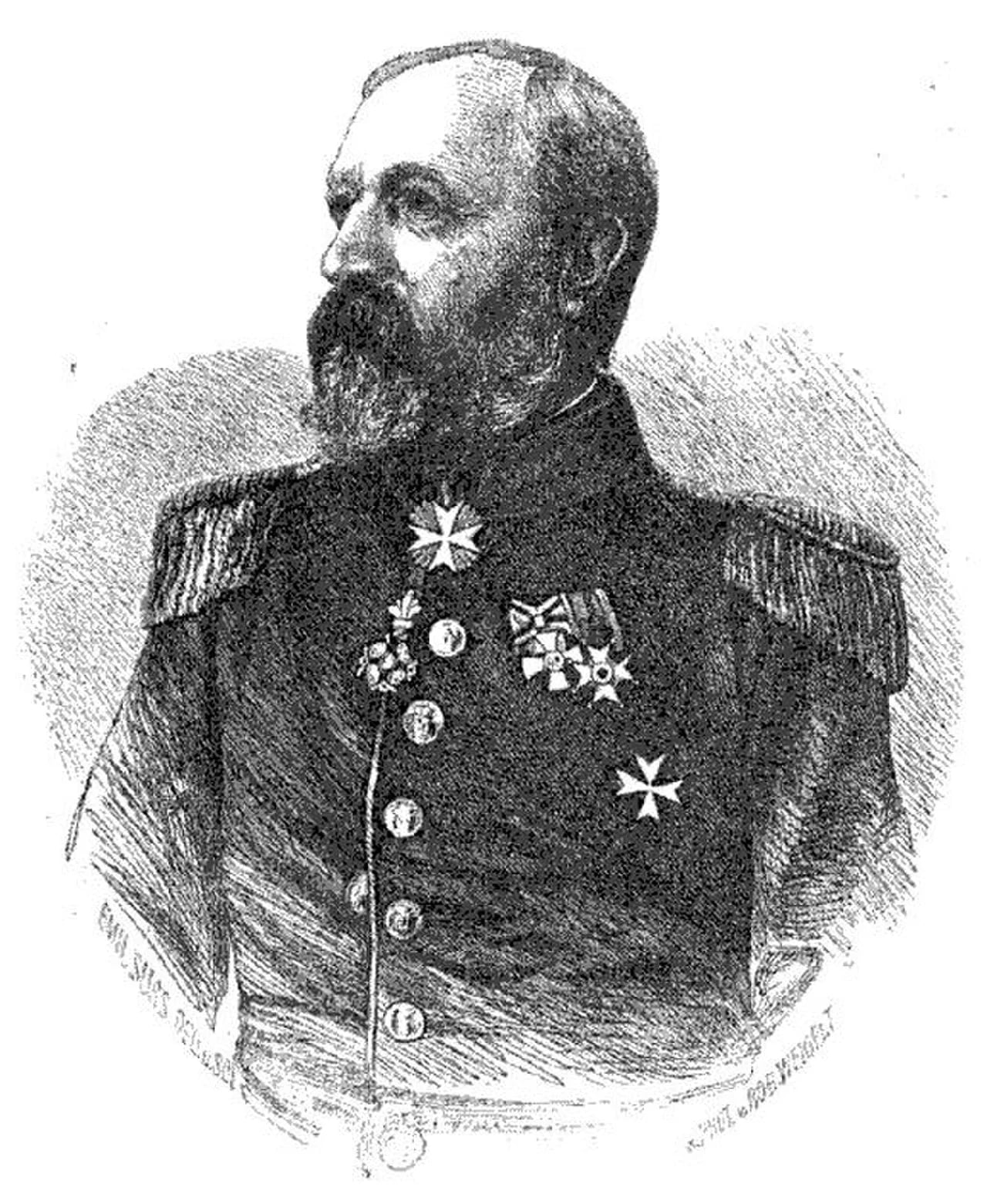 Porträt von August von Ende (1815–1889) – Gedenkseite