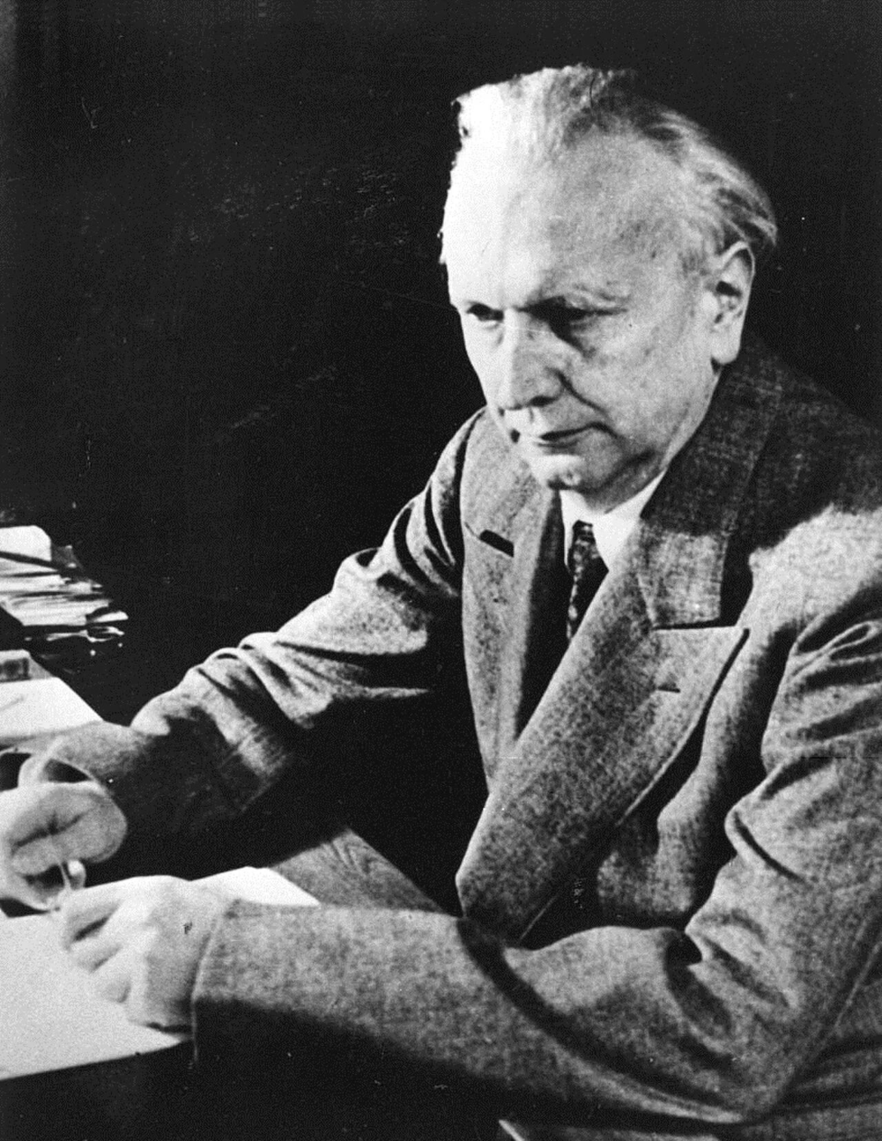 Porträt von Karl Jaspers (1883–1969) – Gedenkseite