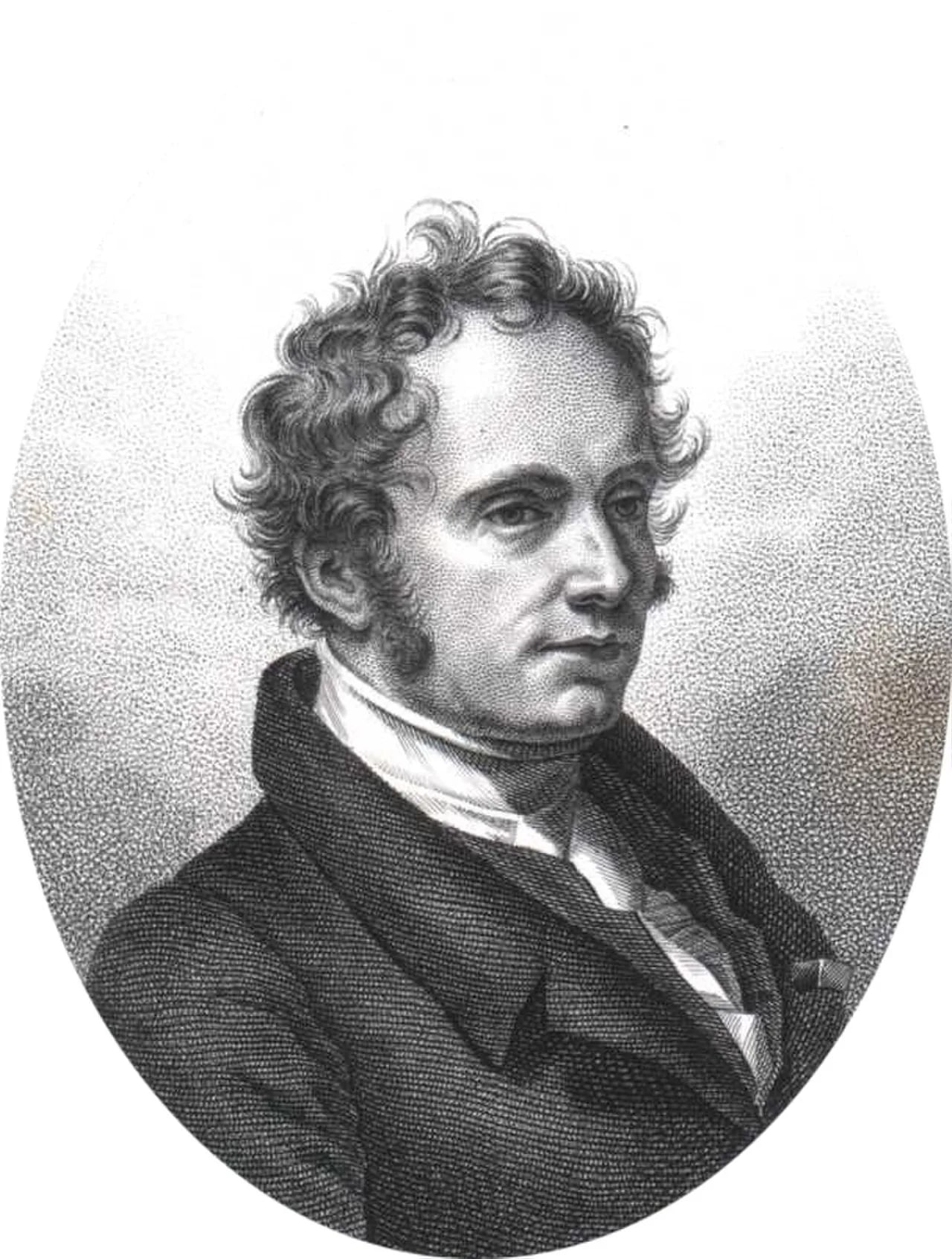 Porträt von Charles François Brisseau de Mirbel (1776–1854) – Gedenkseite