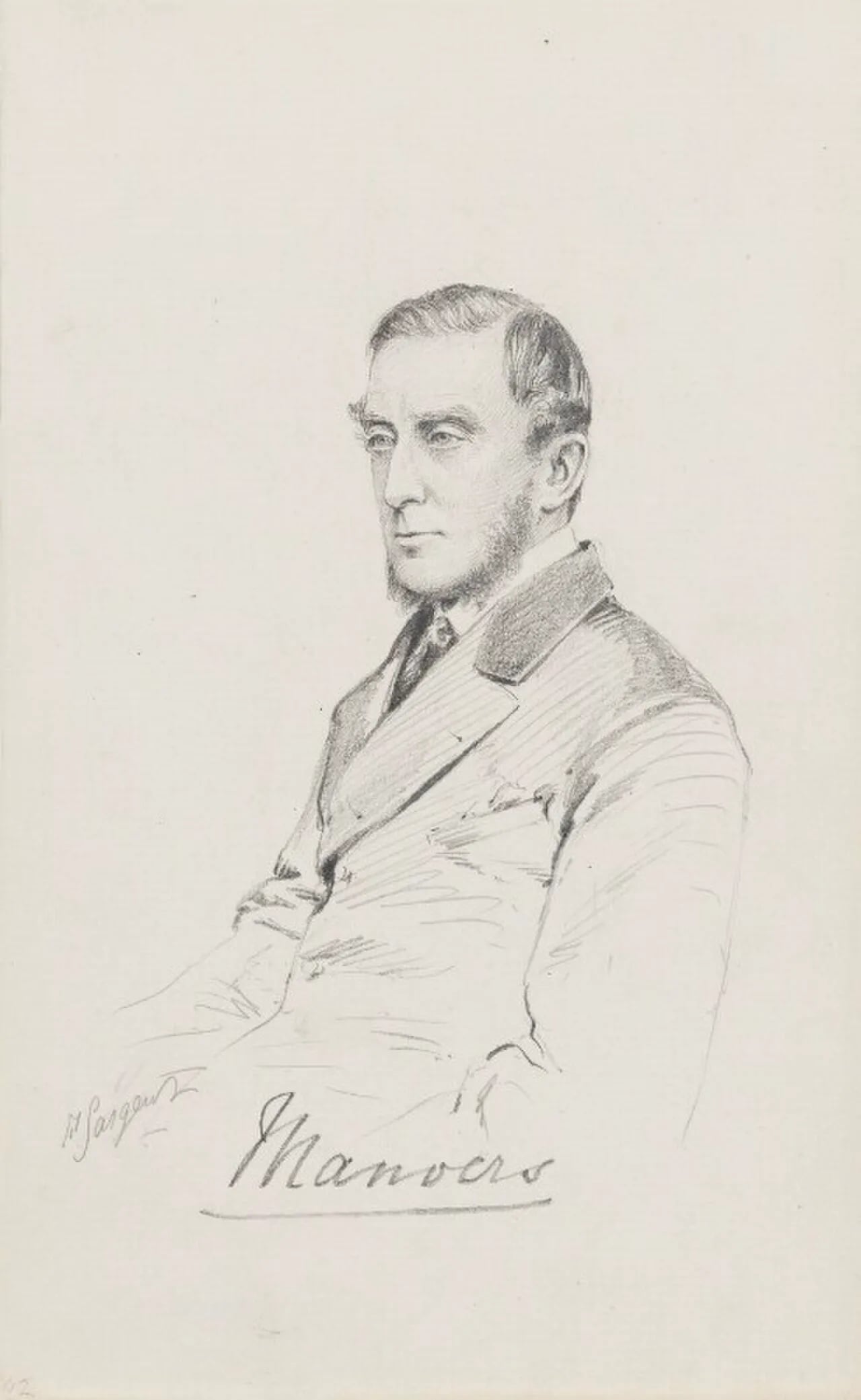 Porträt von Sydney Pierrepont, 3rd Earl Manvers (1825–1900) – Gedenkseite