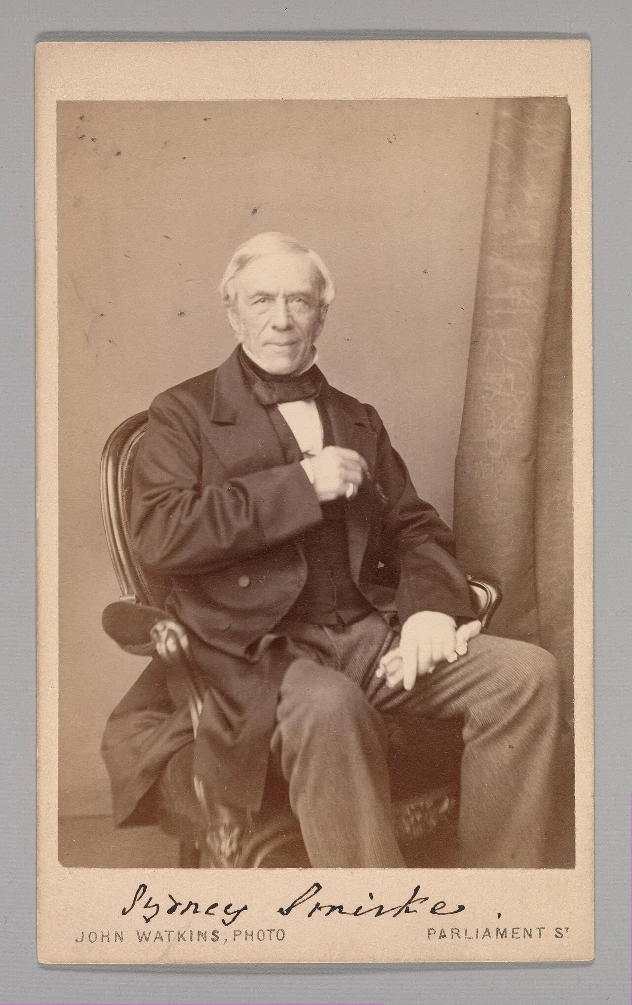 Portrait of Sydney Smirke (1798–1877) – memorial page