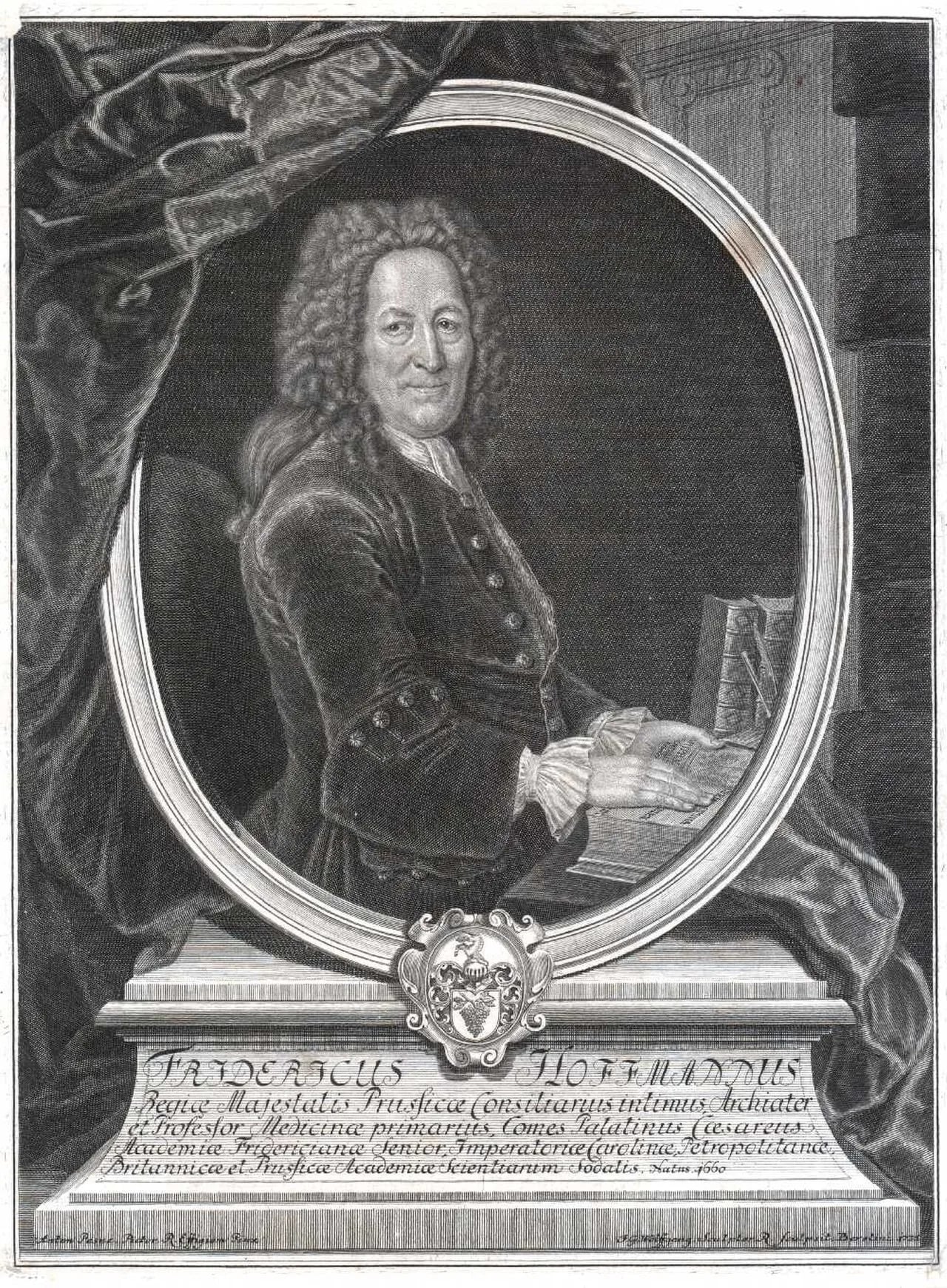 Portrait of Friedrich Hoffmann (1660–1742) – memorial page