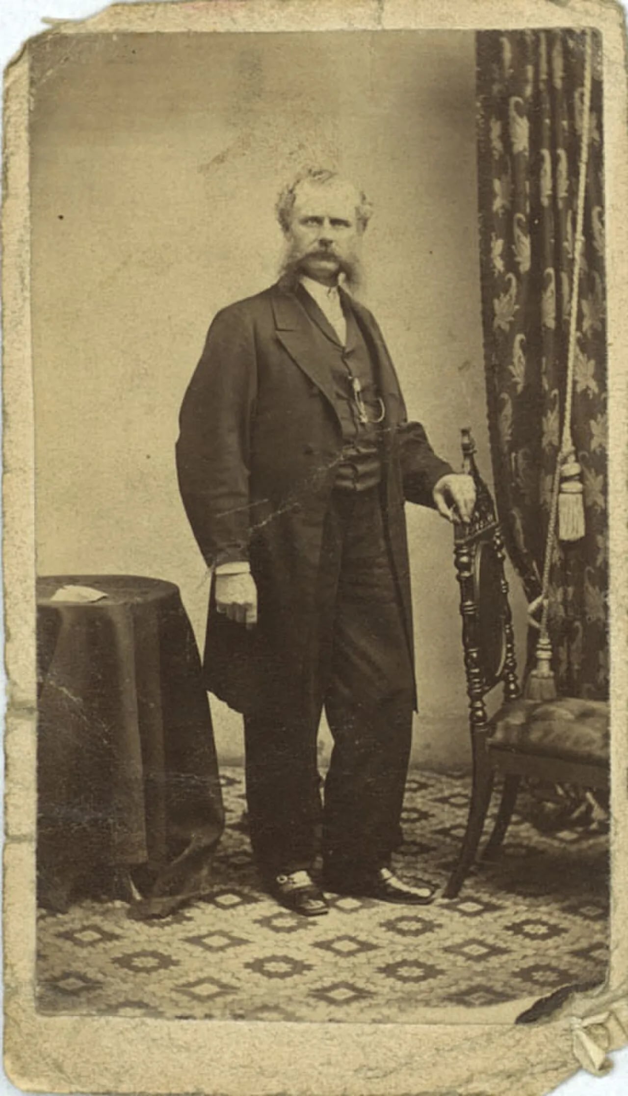 Portrait of Sylvester Zobieski Earle (1822–1888) – memorial page