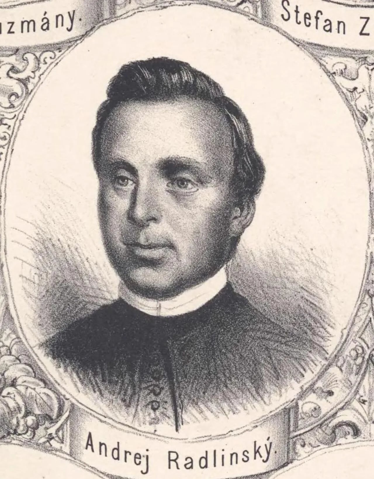 Porträt von Andrej Ľudovít Radlinský (1817–1879) – Gedenkseite