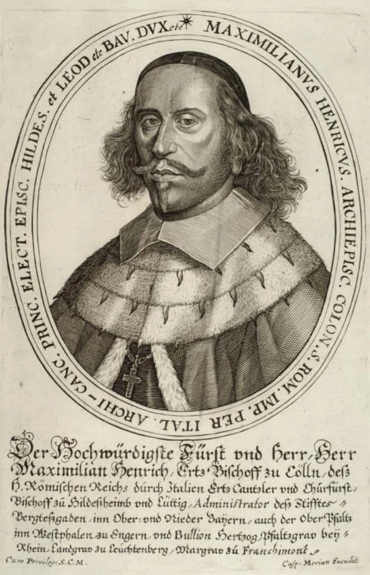 Porträt von Maximilian Heinrich von Bayern (1621–1688) – Gedenkseite