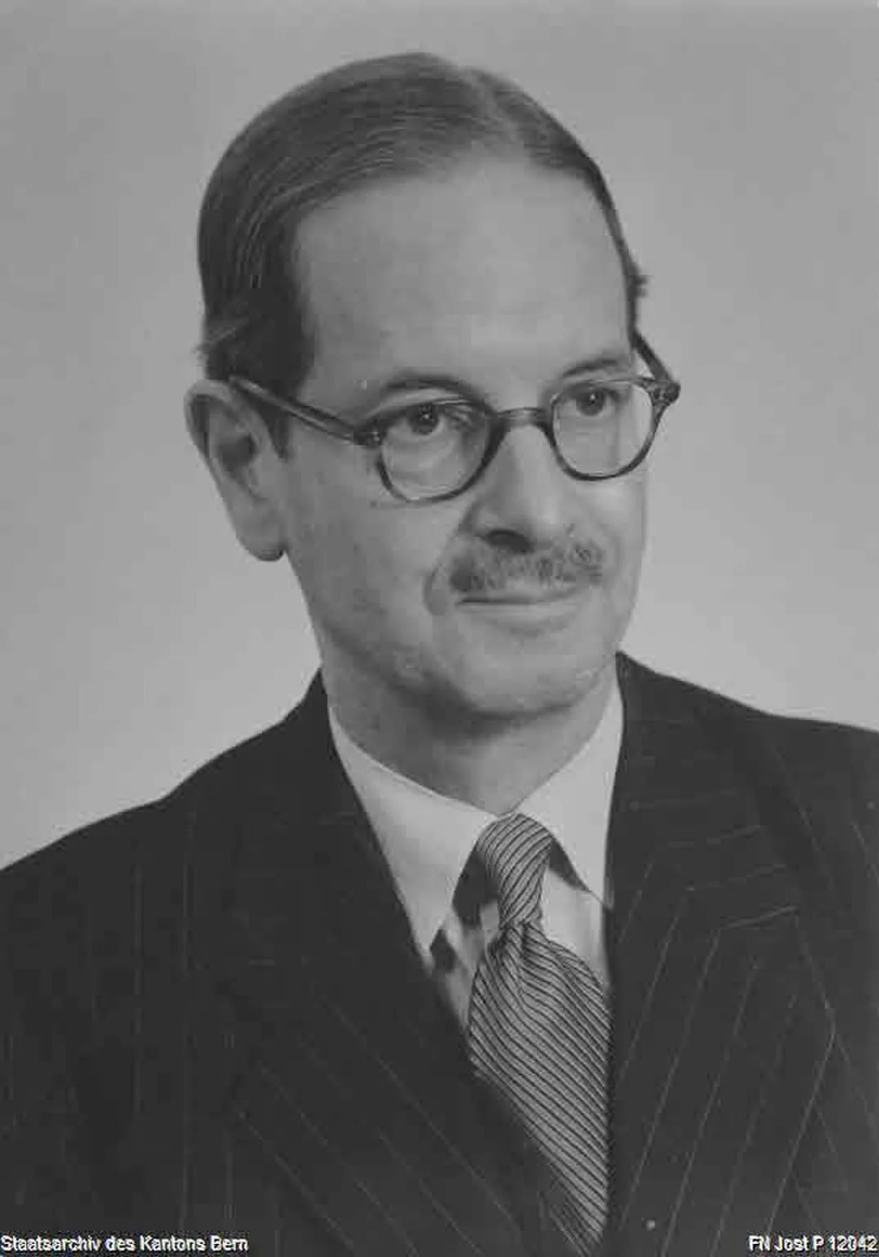Porträt von Augustin Lusser (1896–1973) – Gedenkseite