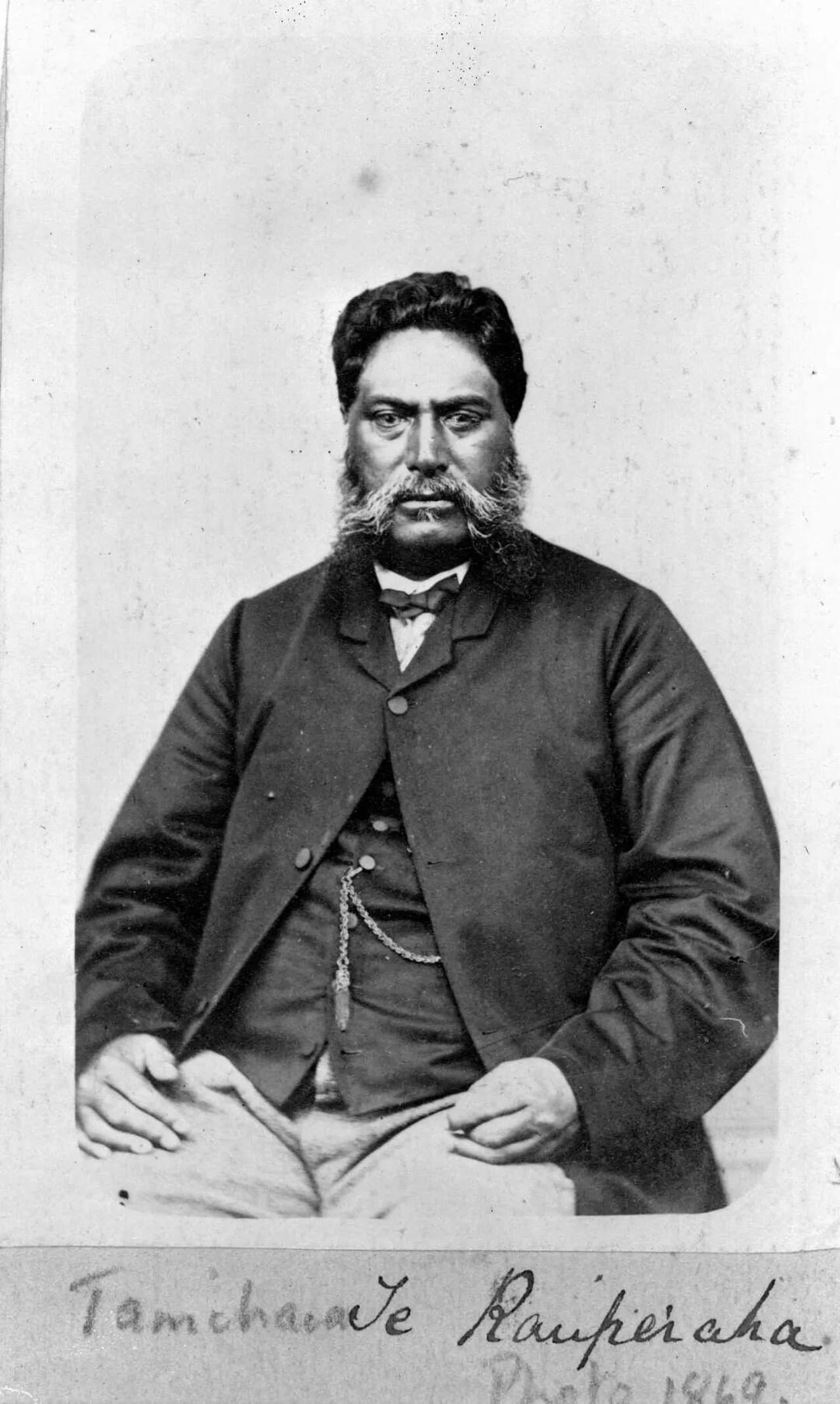 Portrait of Tamihana Te Rauparaha (1820–1876) – memorial page