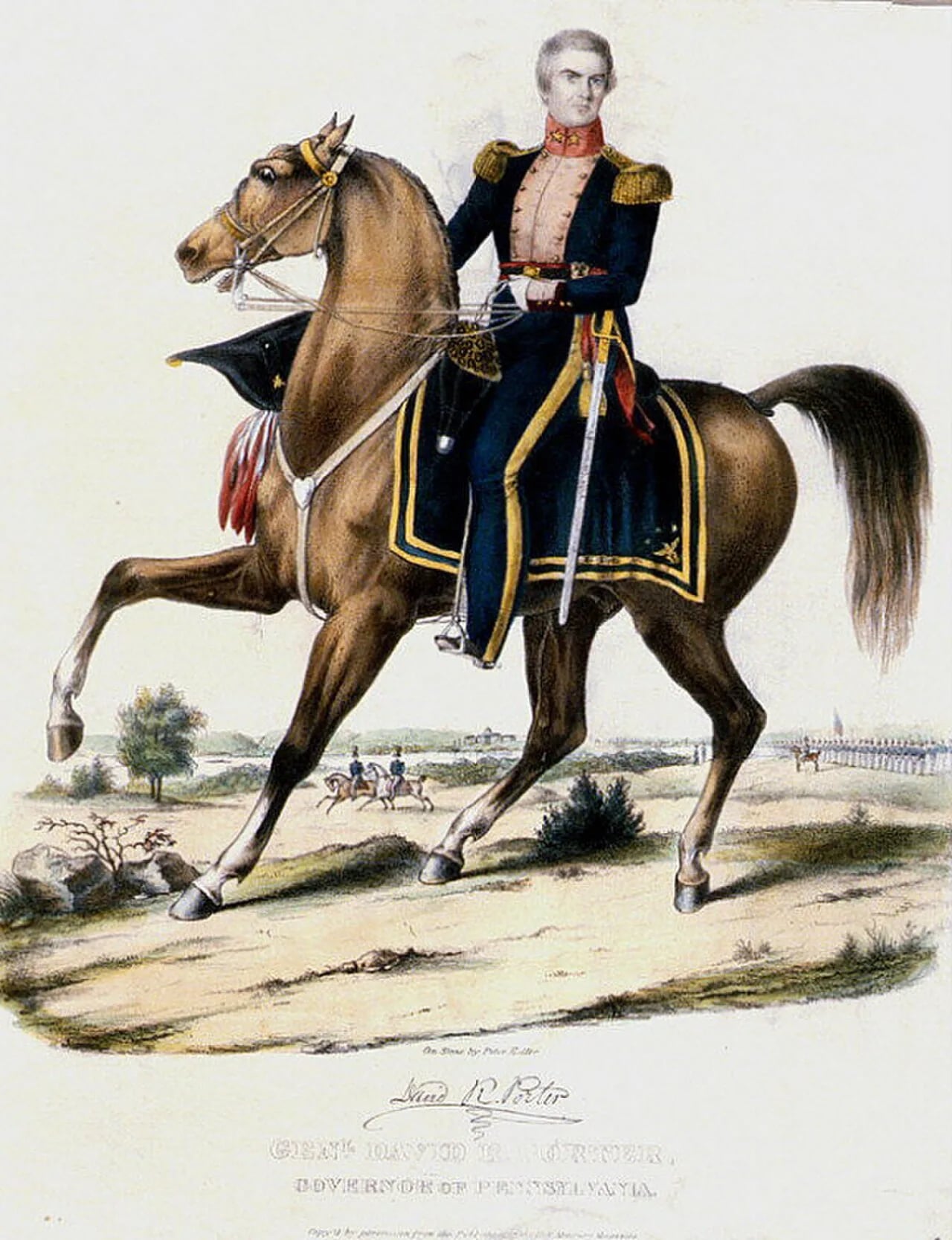 Porträt von David Rittenhouse Porter (1788–1867) – Gedenkseite