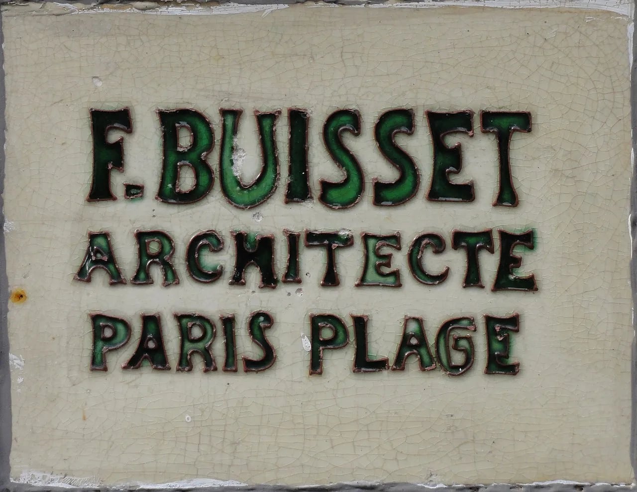 Porträt von Fernand Buisset (1869–1937) – Gedenkseite